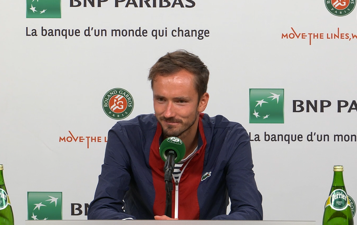 Daniil Medvedev, fourth round, Roland-Garros 2024