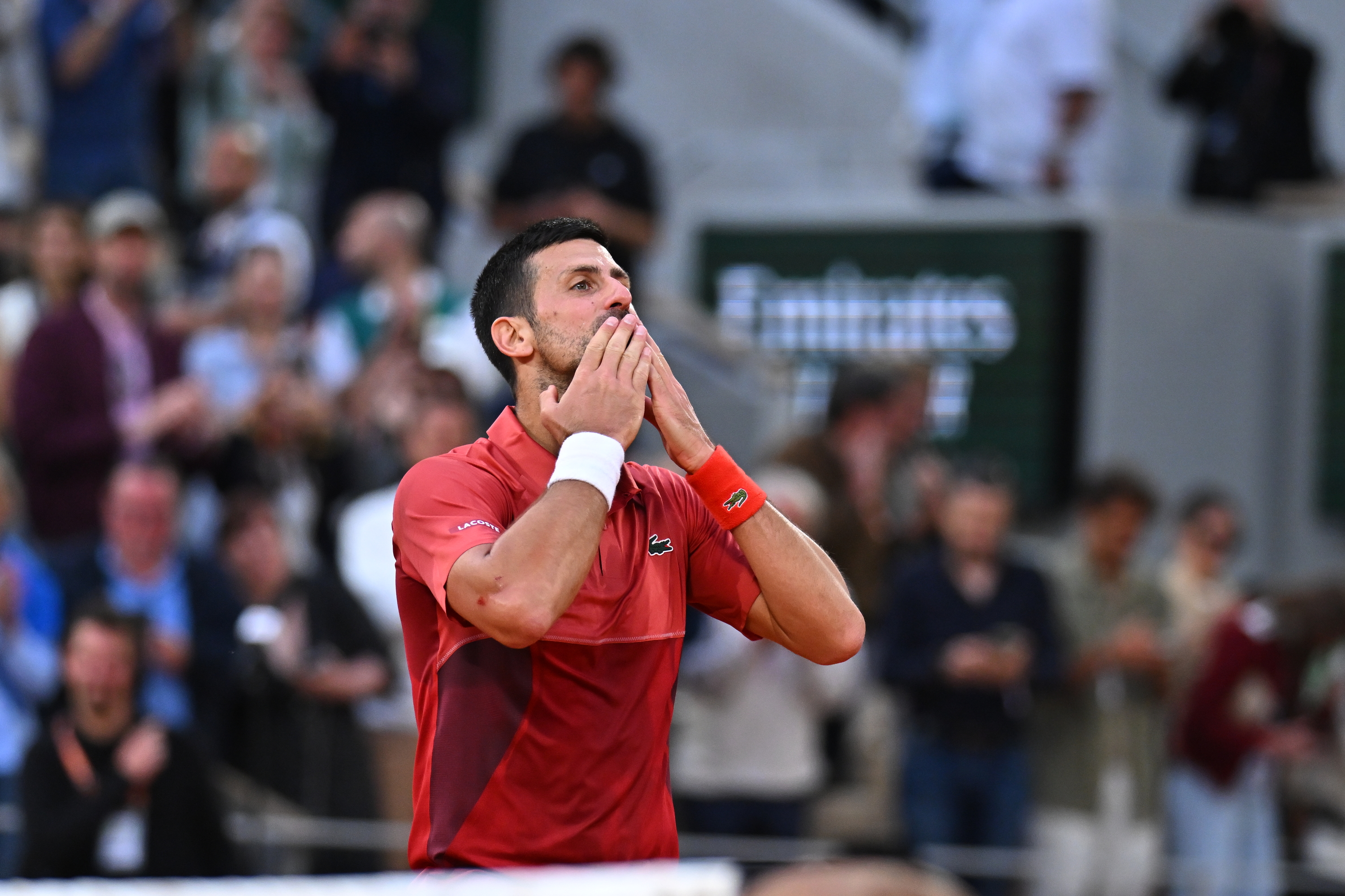 Novak Djokovic, fourth round, Roland-Garros 2024