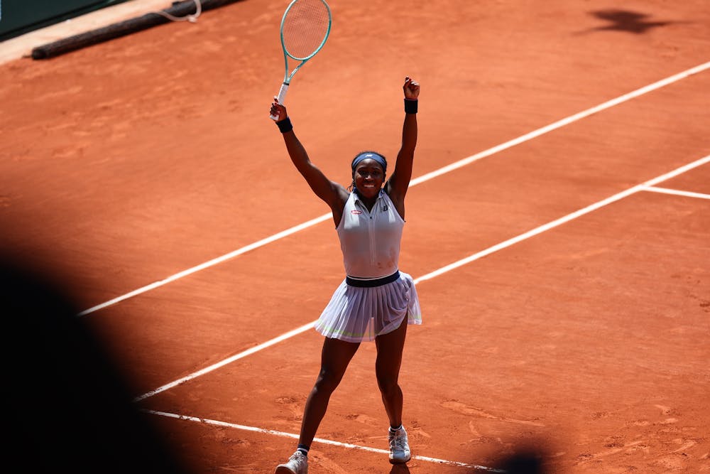 Coco Gauff, quarter-final, Roland-Garros 2024