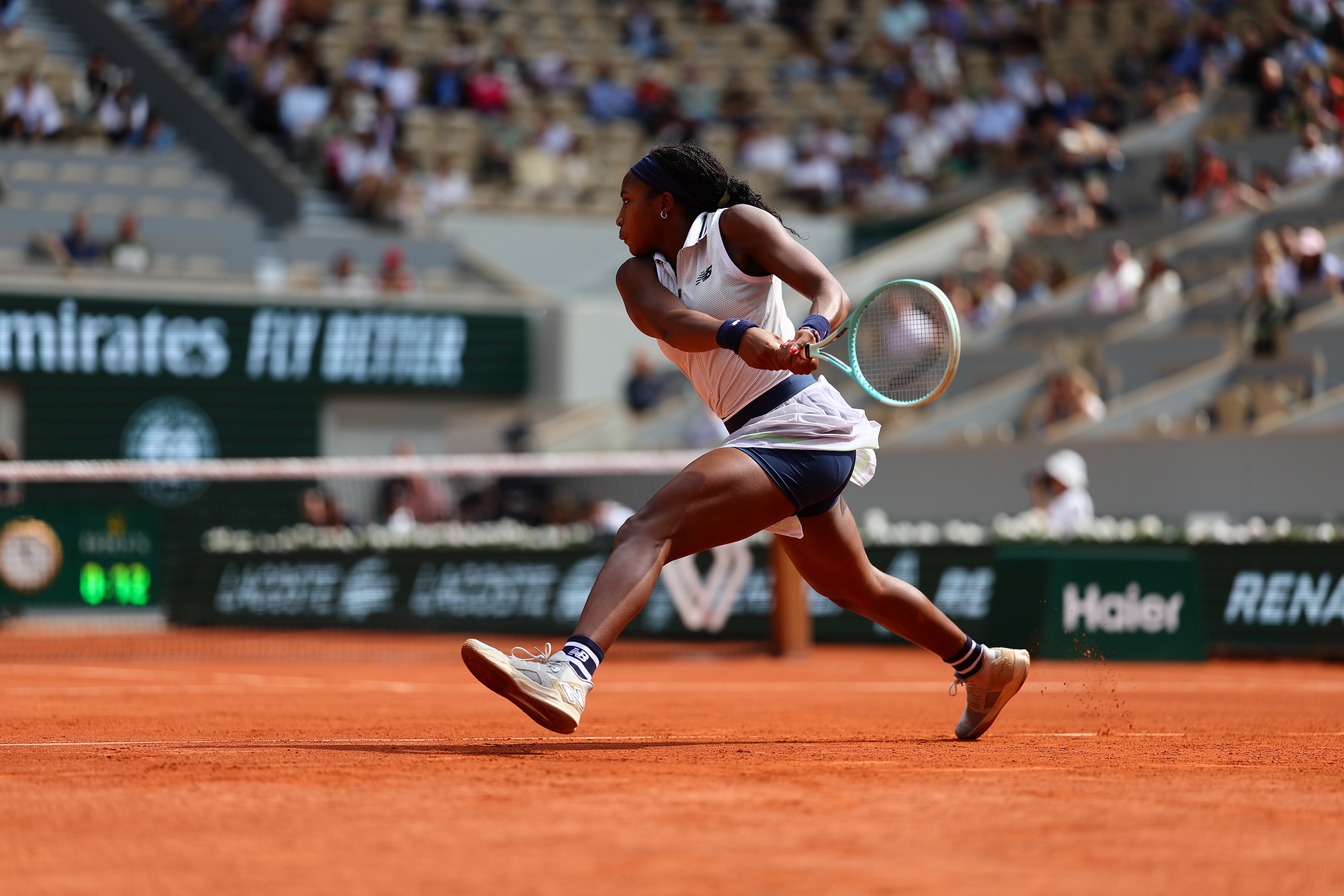 Coco Gauff, quarter-final, Roland-Garros 2024