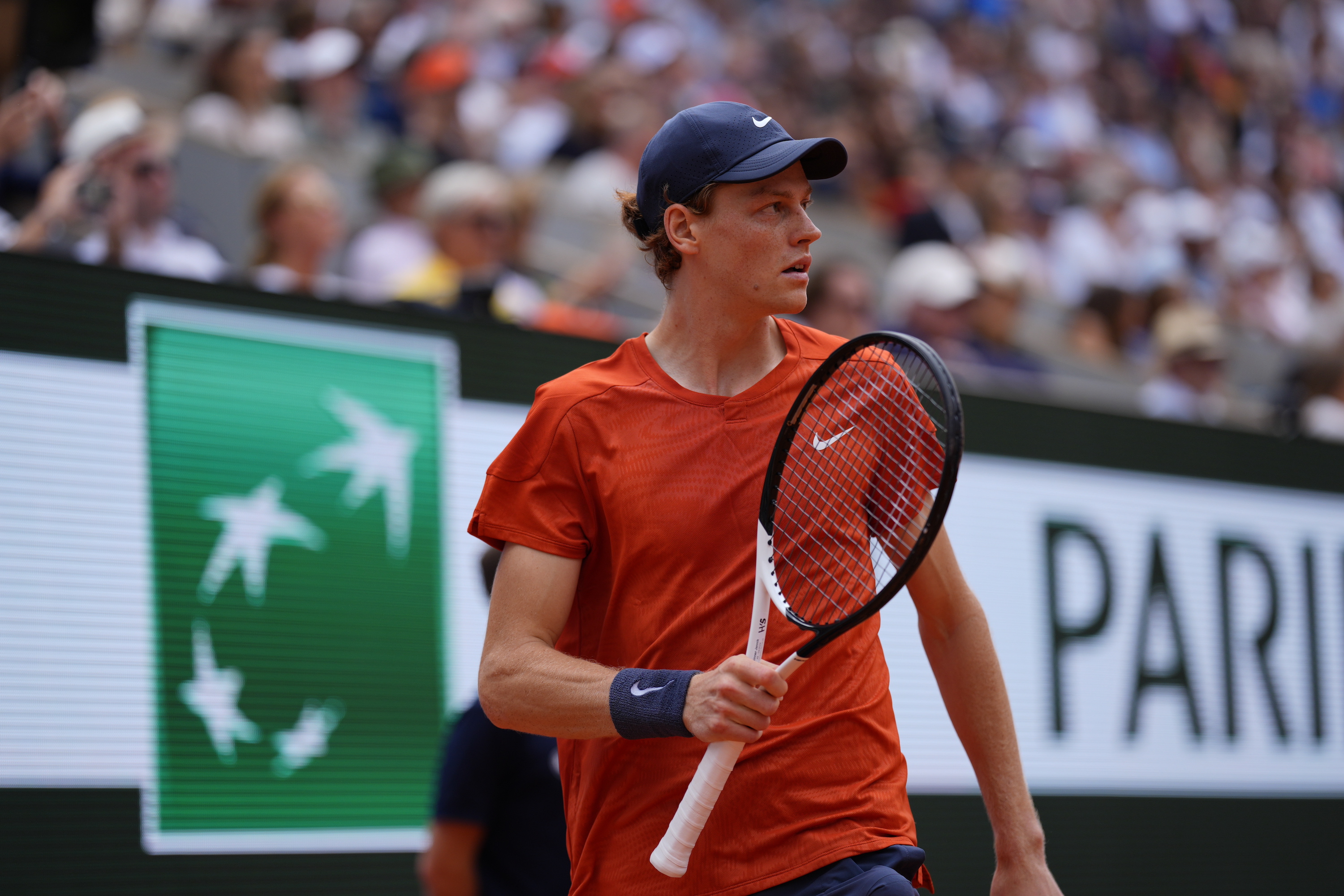 Jannik Sinner, quarter-final, Roland-Garros 2024