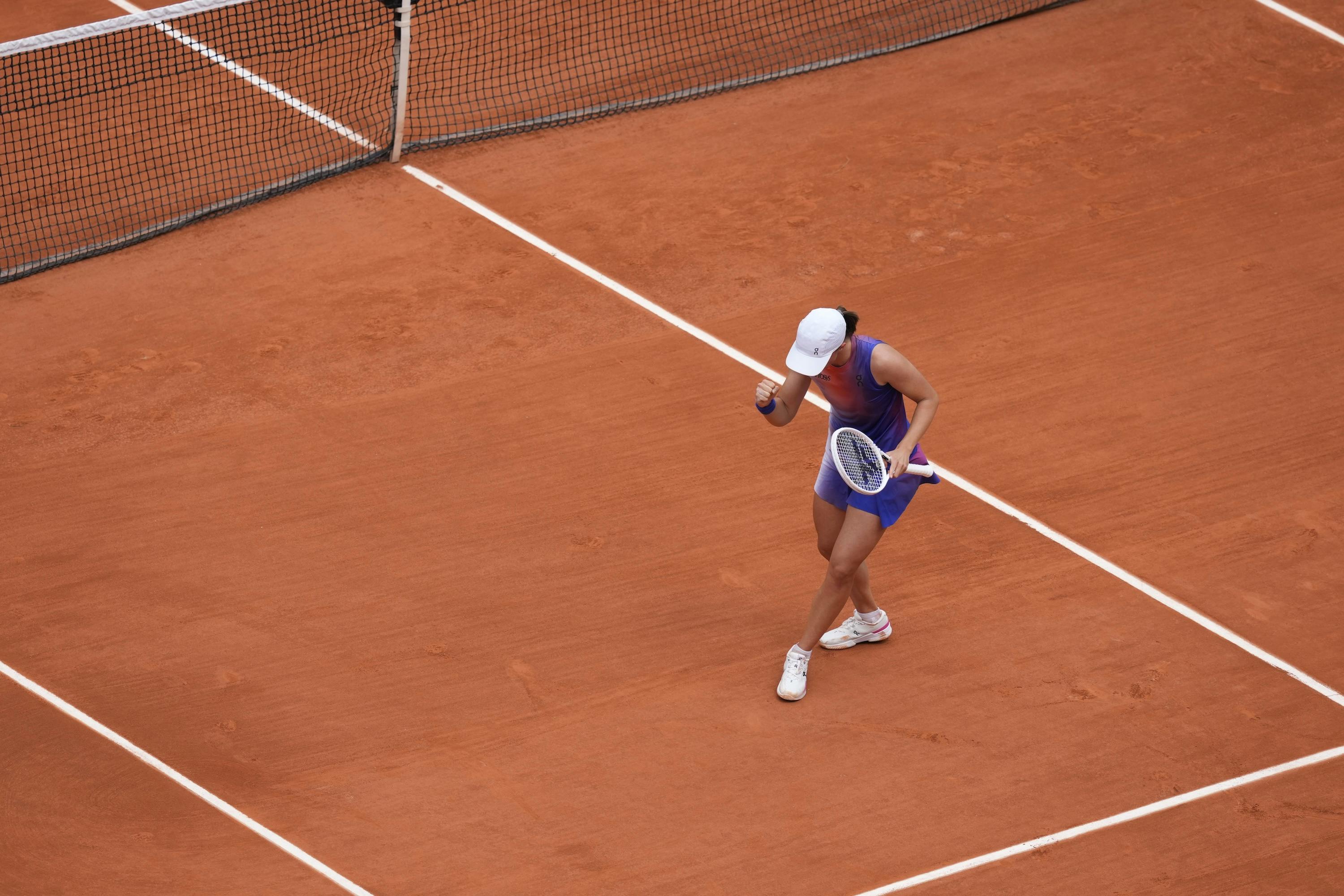 Iga Swiatek, quarts de finale, Roland-Garros 2024