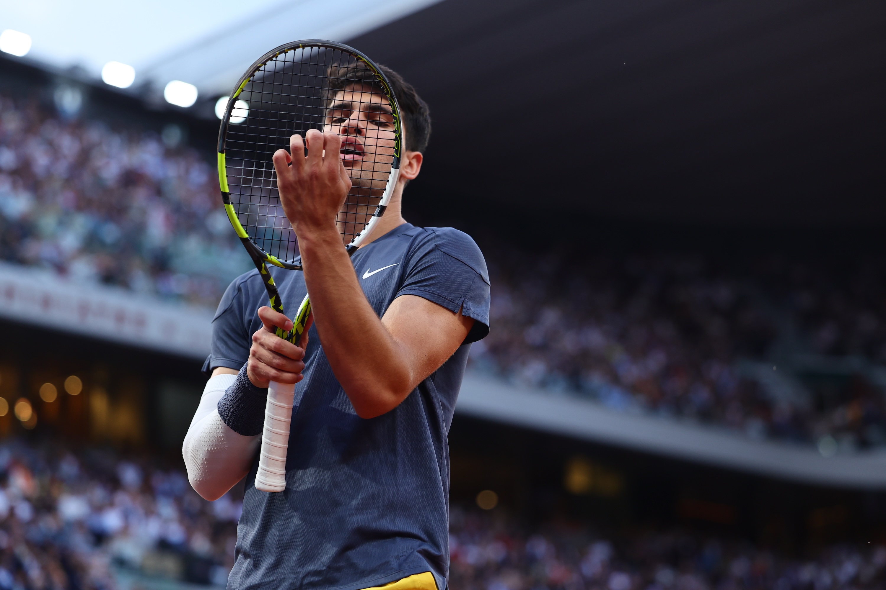 Carlos Alcaraz, quarter-final, Roland-Garros 2024