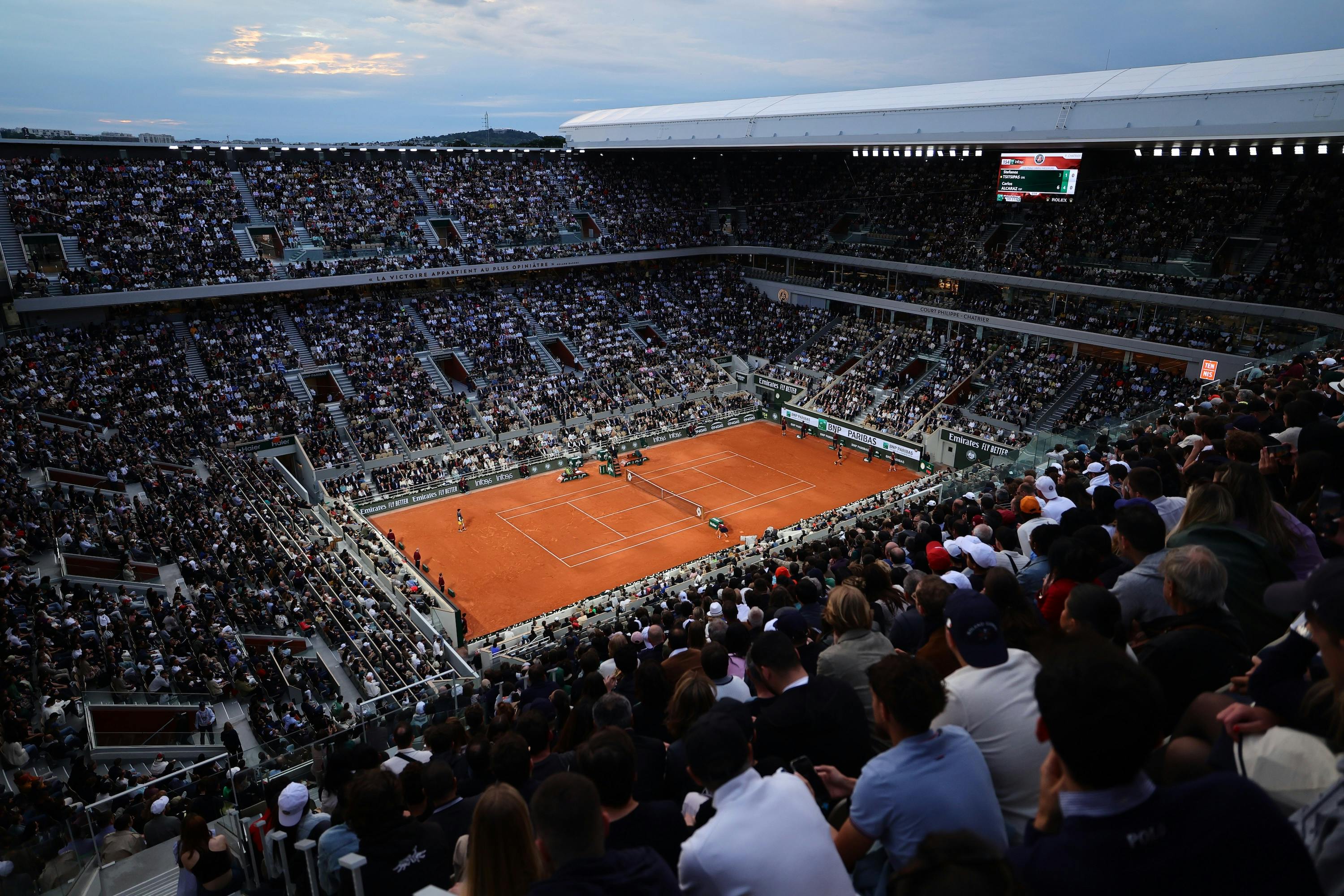 Court Philippe-Chatrier, Roland-Garros 2024
