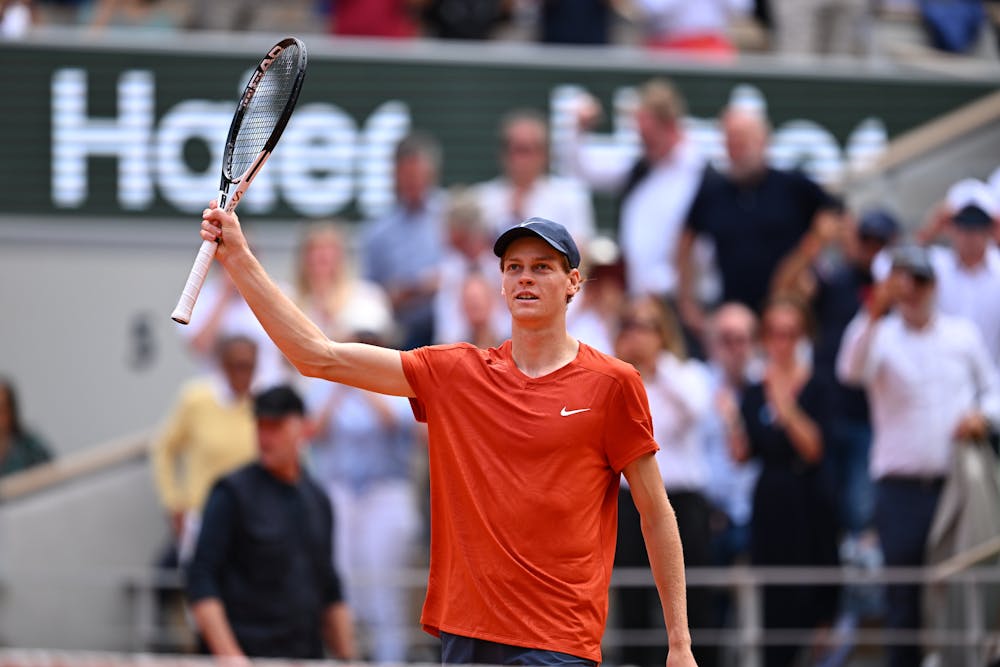 Jannik Sinner, Roland-Garros 2024, Simple Messieurs, 1/4 de Finale