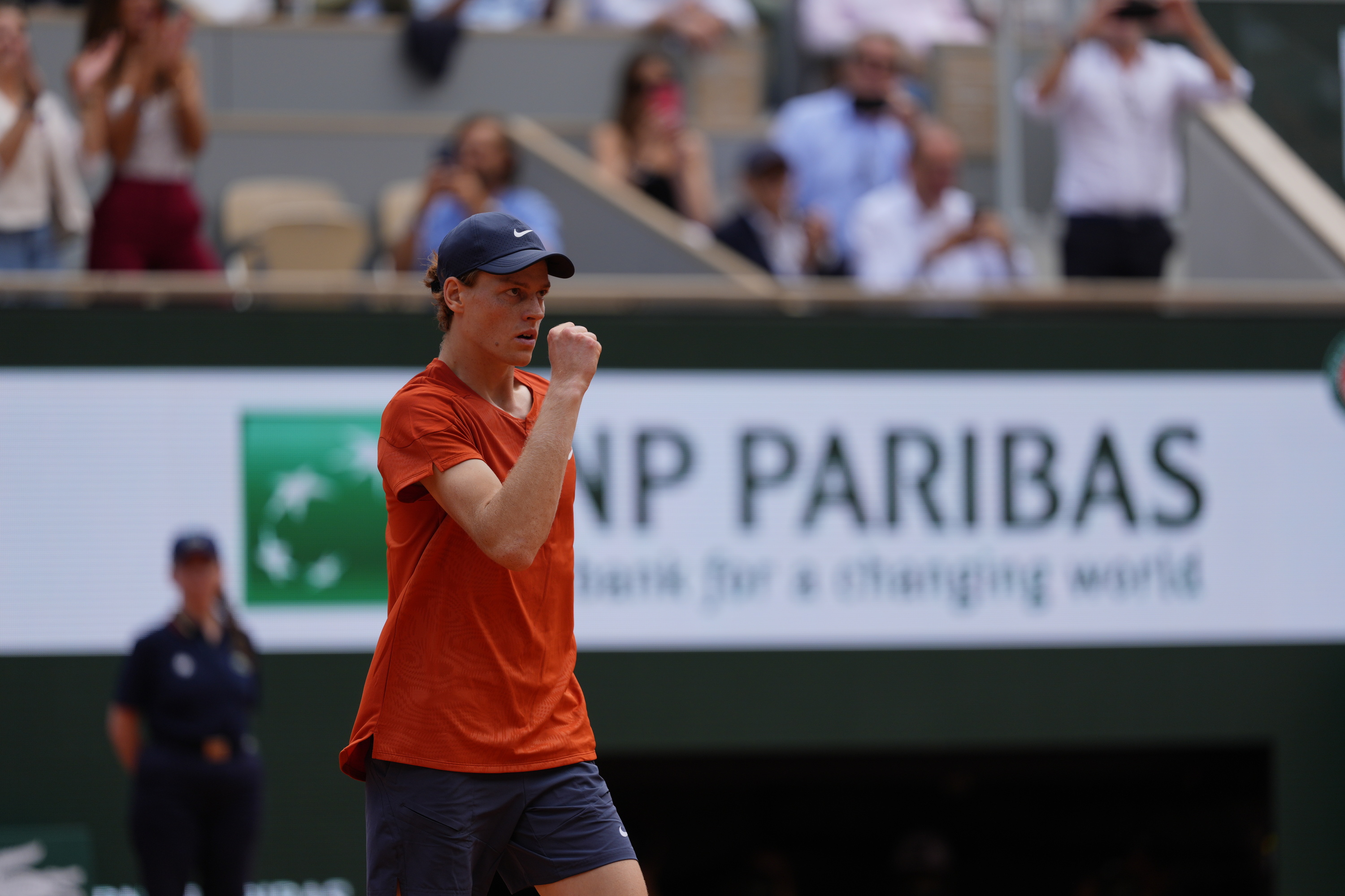  Jannick Sinner, quarts de finale, Roland-Garros 2024