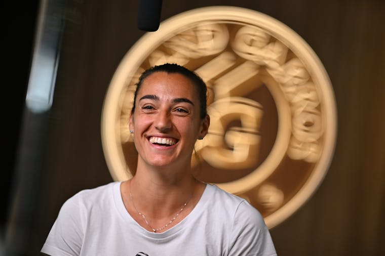 Caroline Garcia, media day, Roland-Garros 2024