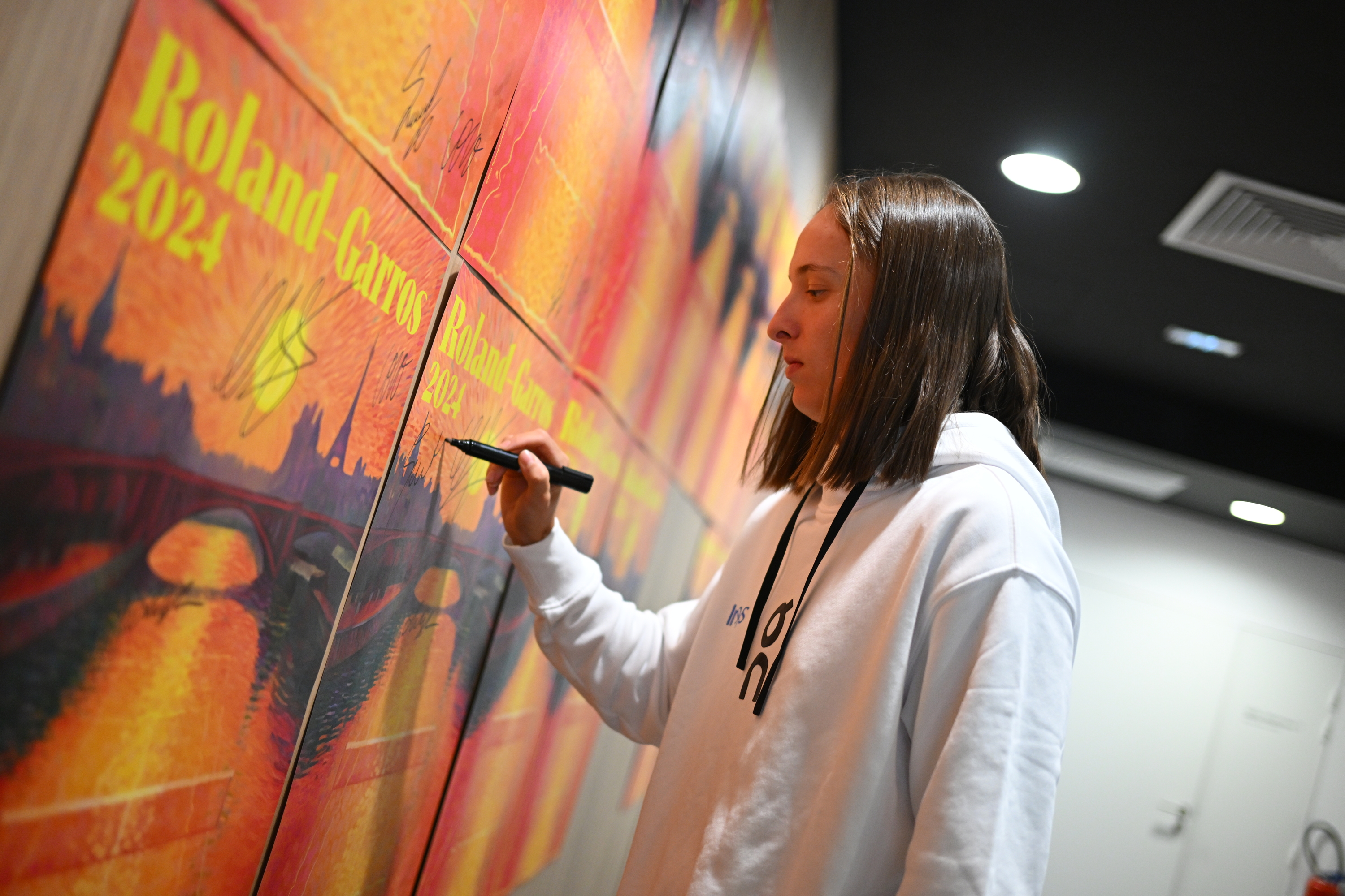 Iga Swiatek, Media Day, Roland-Garros 2024