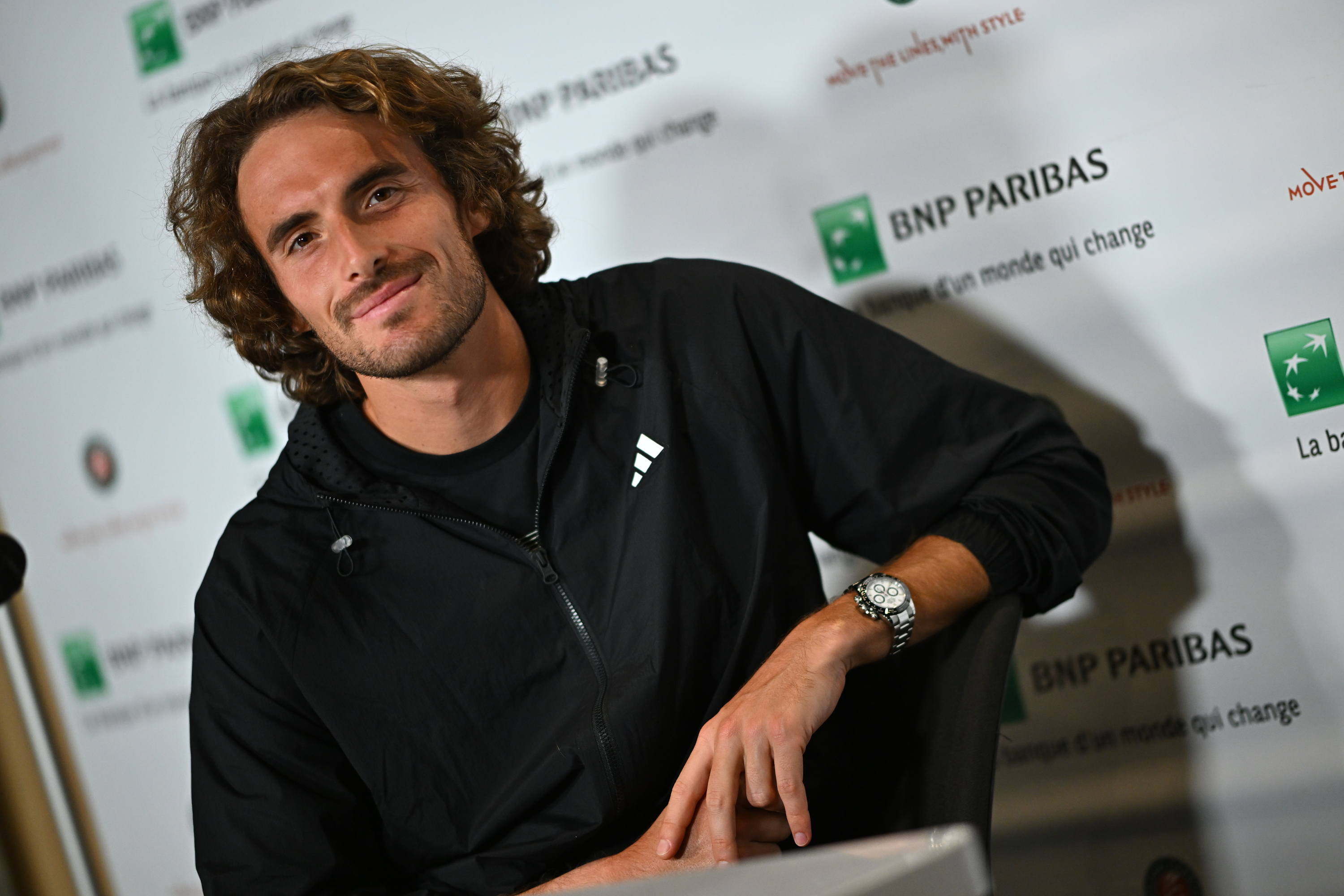 Stefanos Tsitsipas, Media Day, Roland-Garros 2024