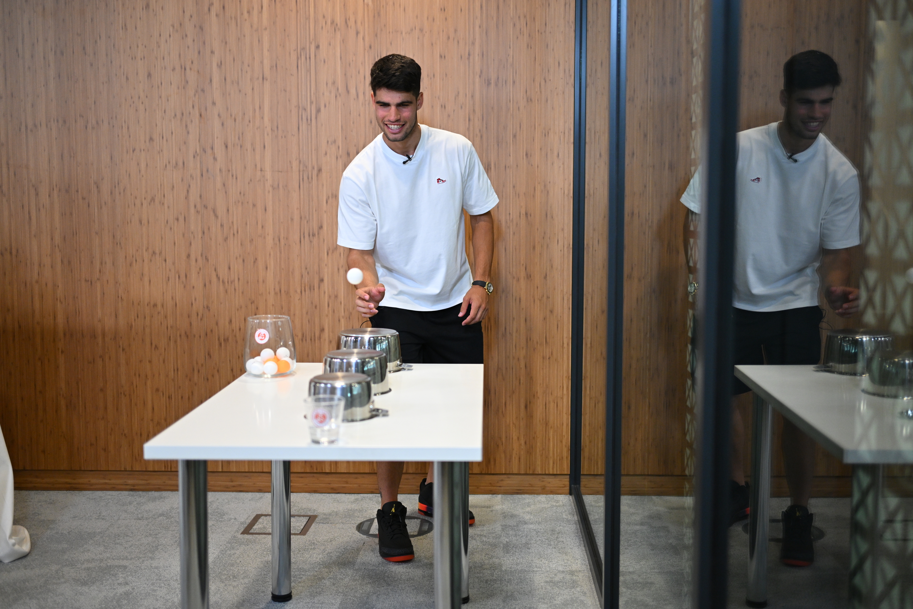 Carlos Alcaraz, Media Day, Roland-Garros 2024