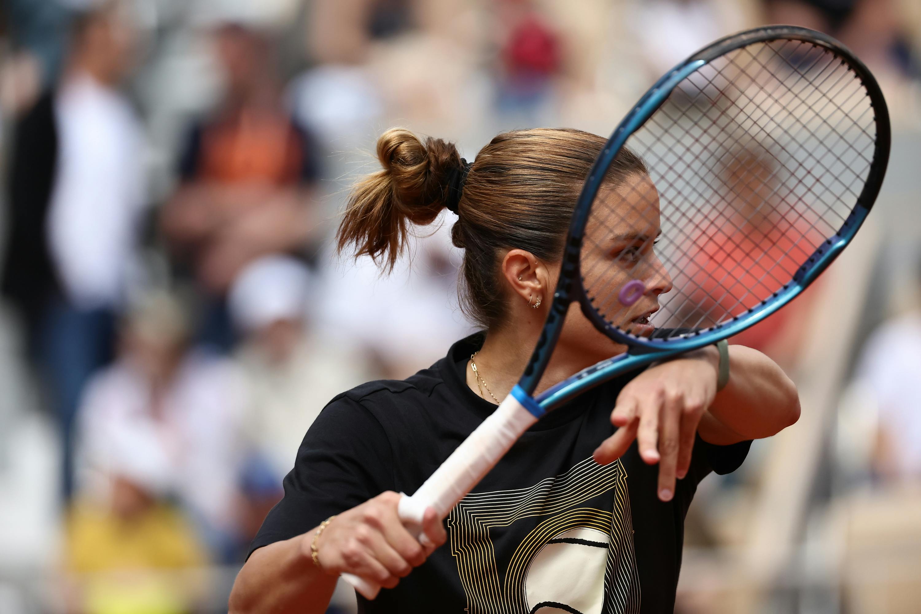 Maria Sakkara, practice, Roland-Garros 2024