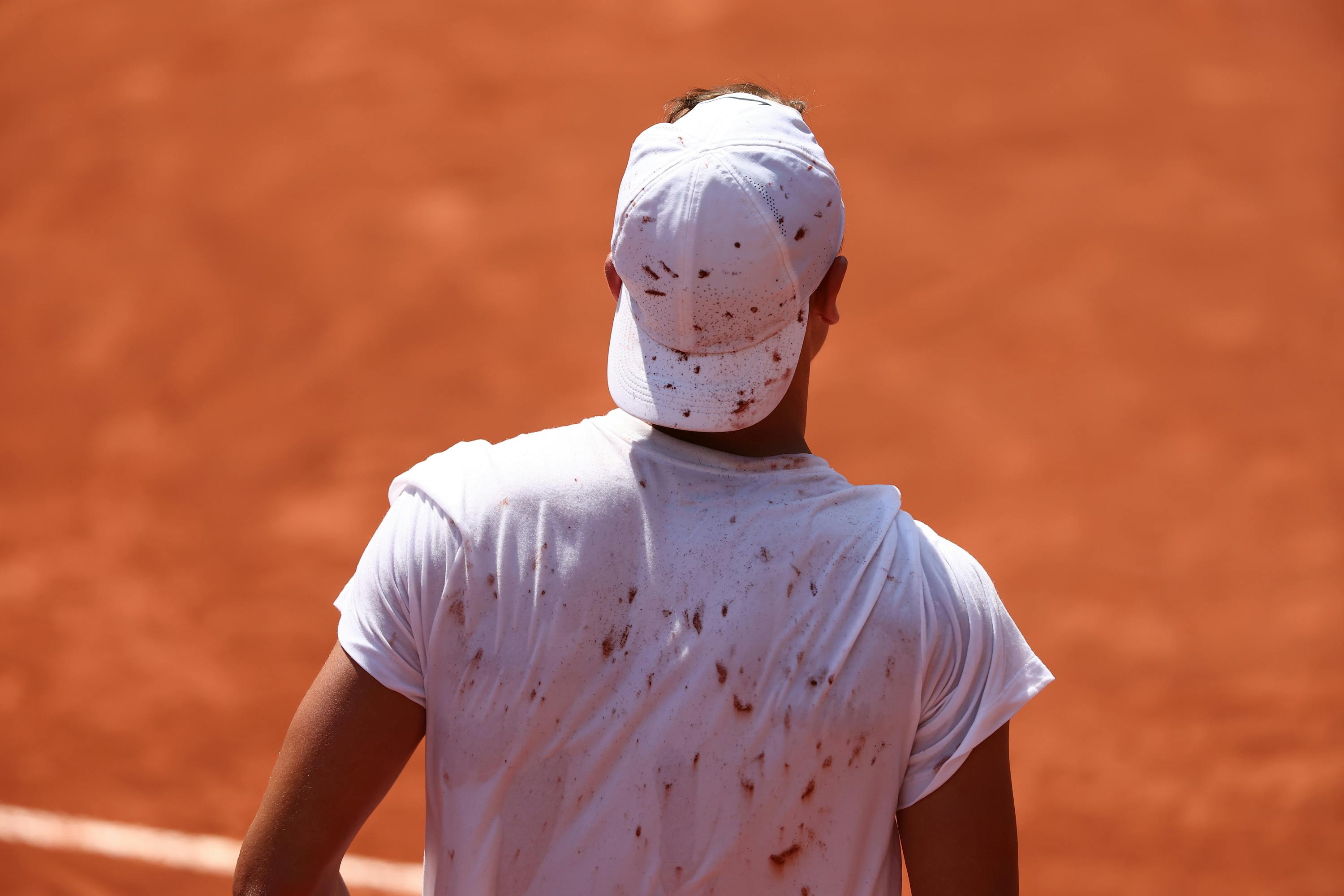 Holger Rune, practice, Roland-Garros 2024