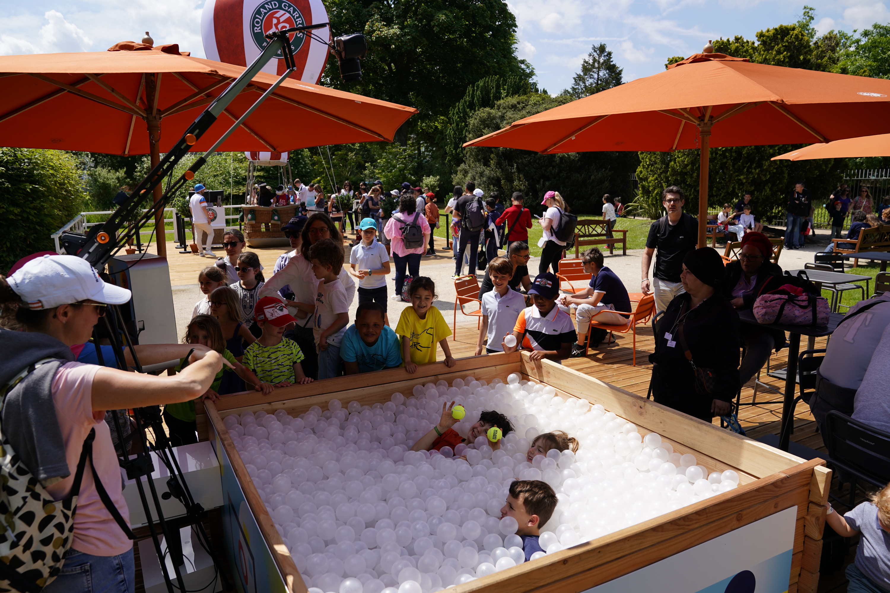 Journée Yannick Noah, Piscine à balles, Roland-Garros 2024 