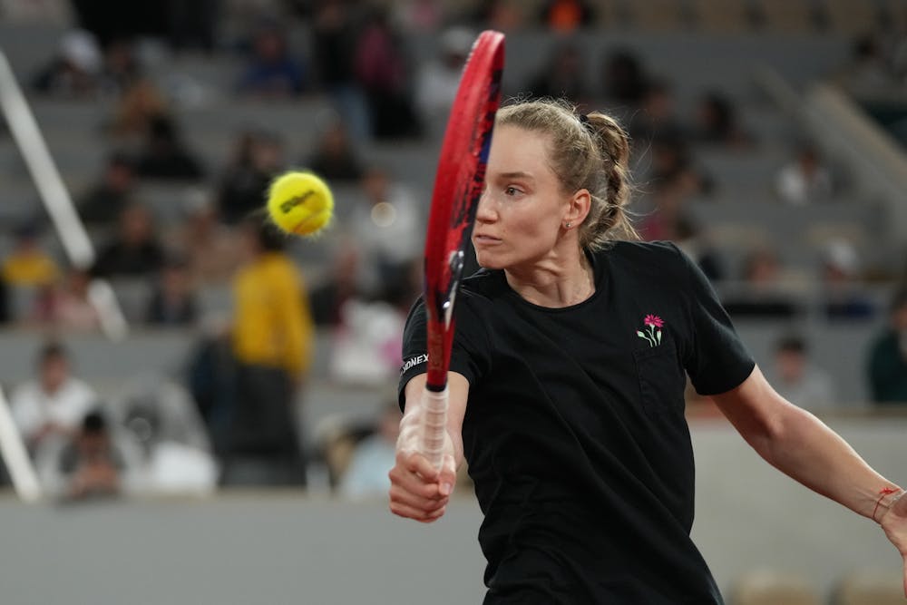 Elena Rybakina, practice, Roland-Garros 2024