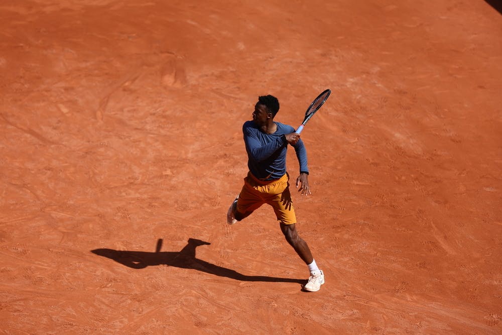 Gael Monfils, practice, Roland Garros 2024