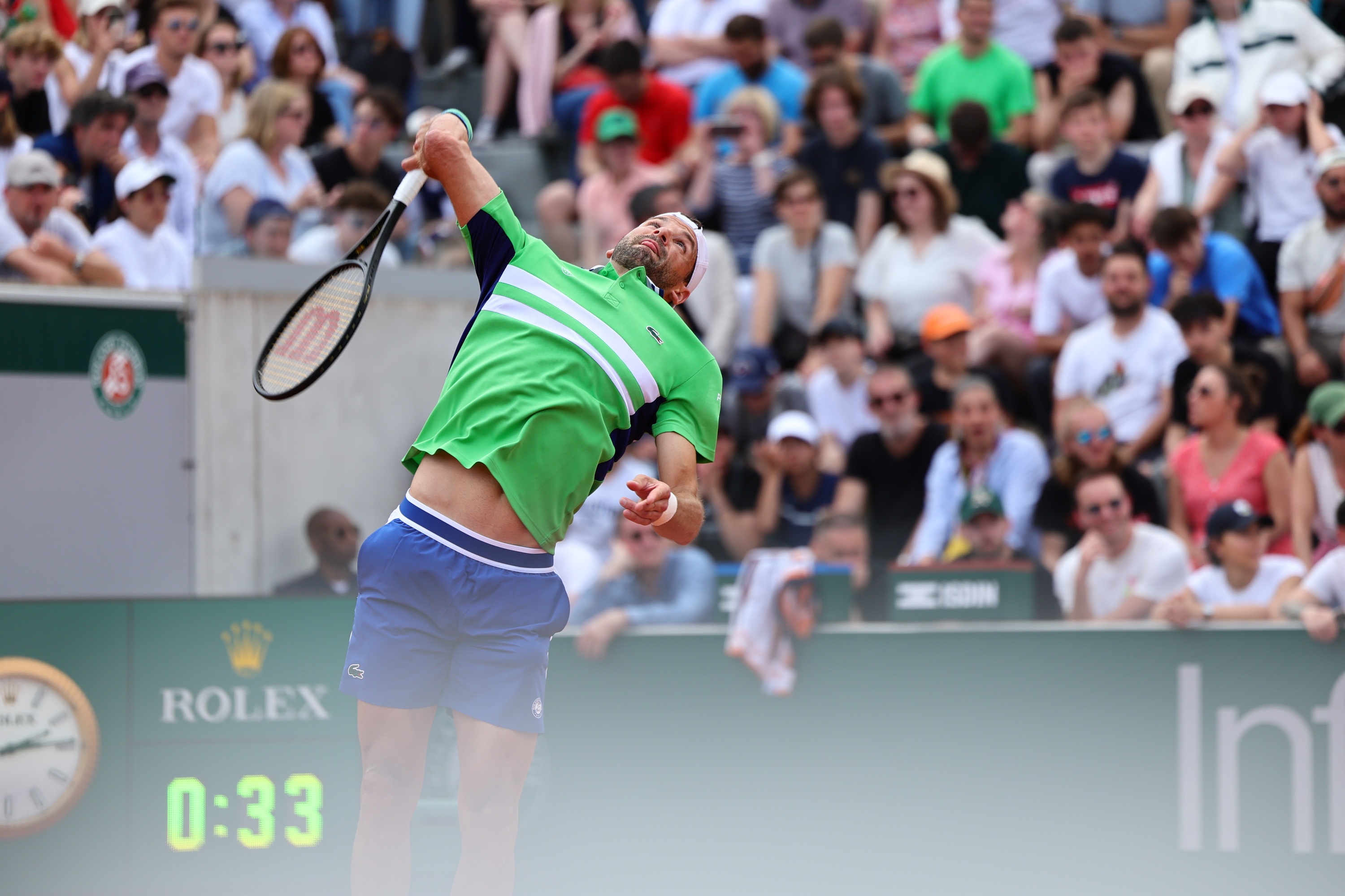 Grigor Dimitrov, first round, Roland-Garros 2024