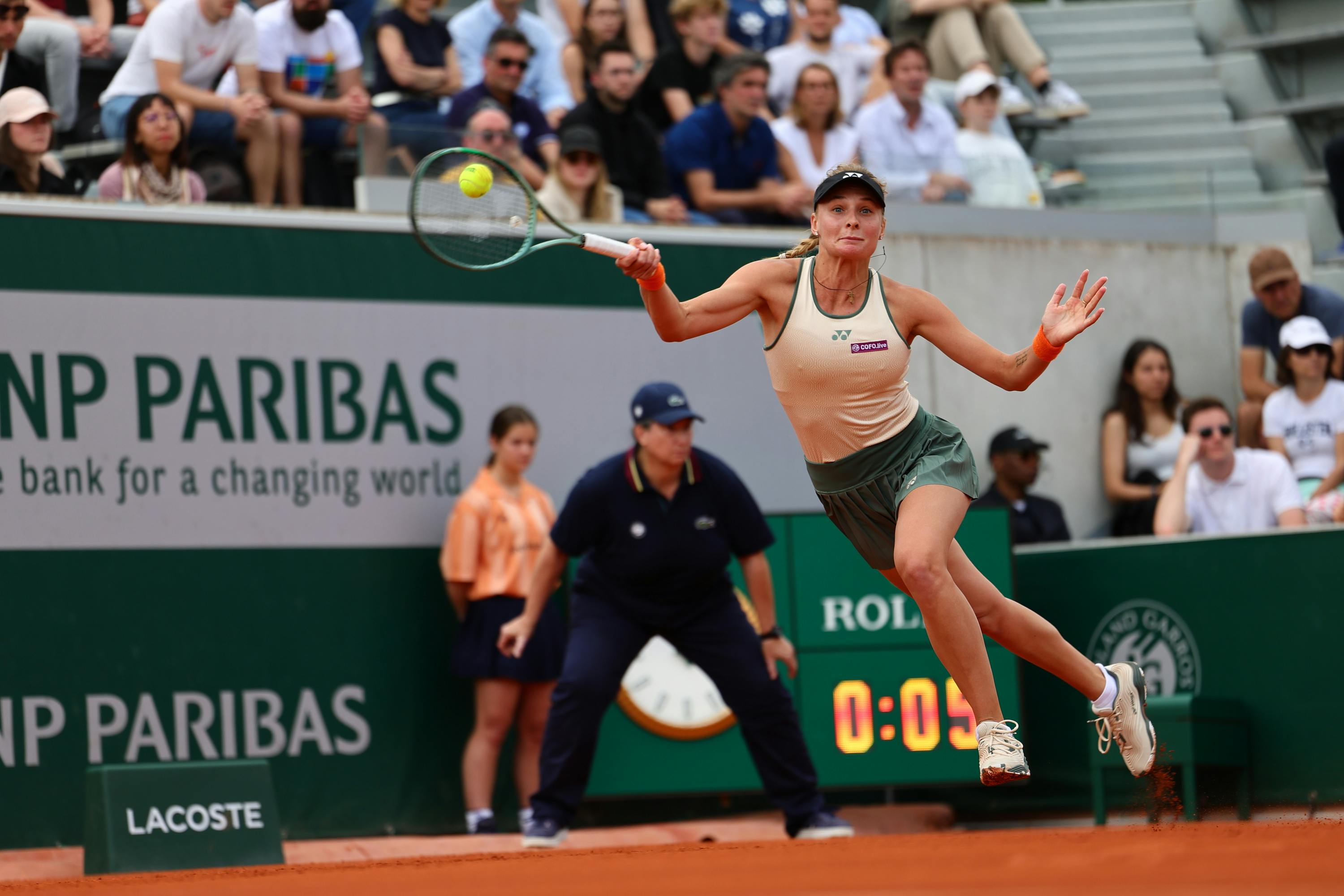 Dayana Yastremska, premier tour, Roland-Garros 2024