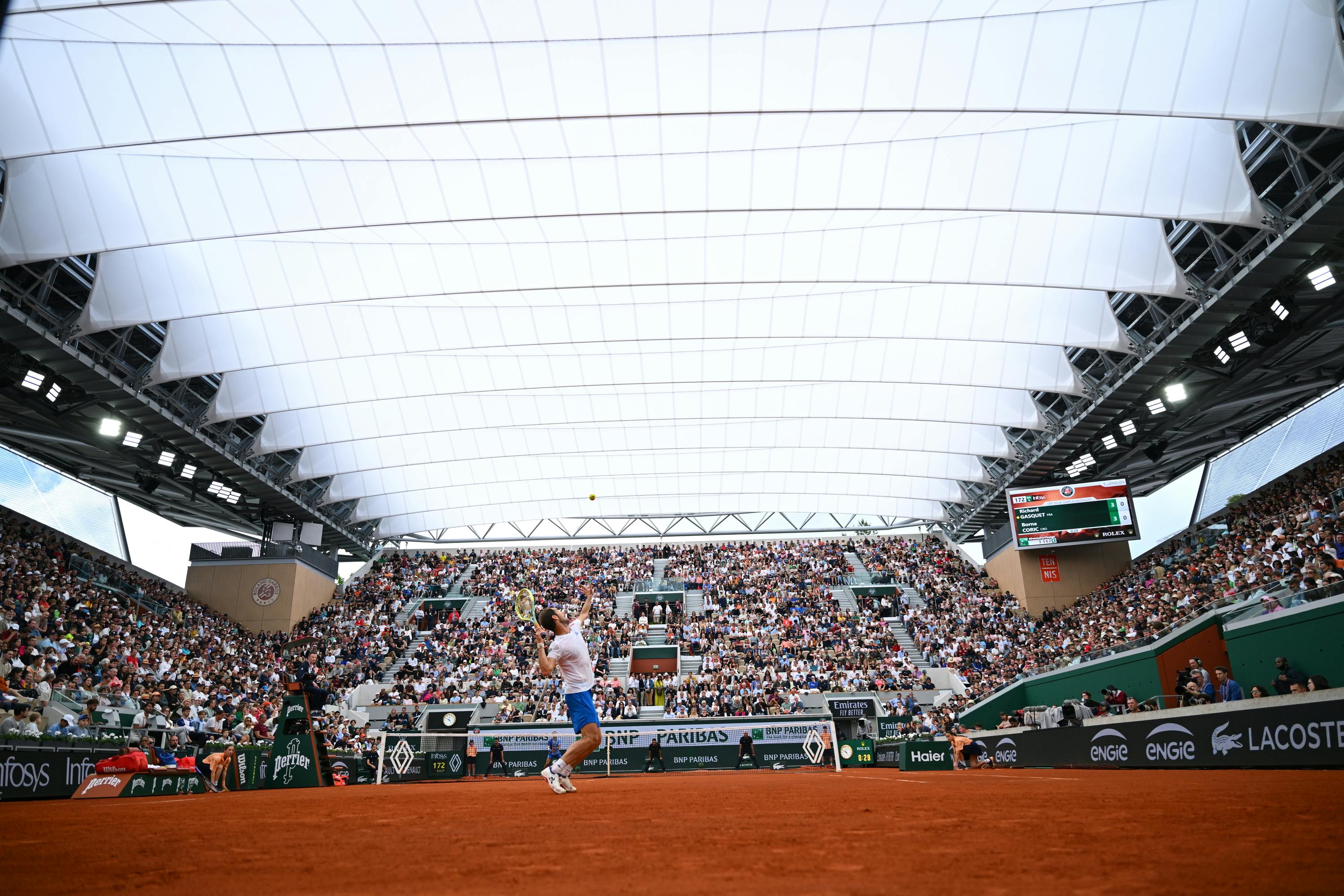 Suzanne-Lenglen, Richard Gasquet, first round, Roland-Garros 2024