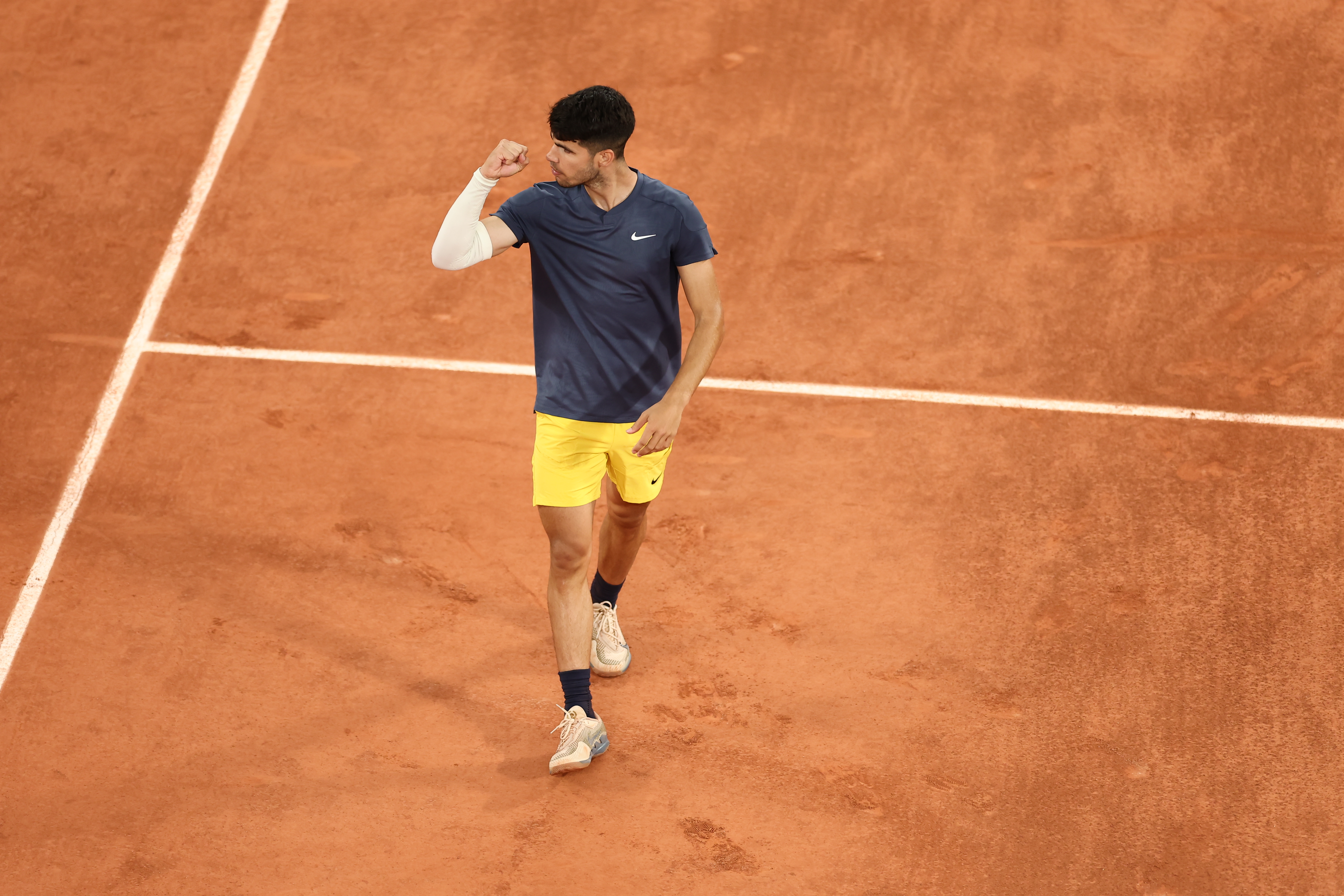 Carlos Alcaraz, premier tour / Roland-Garros 2024