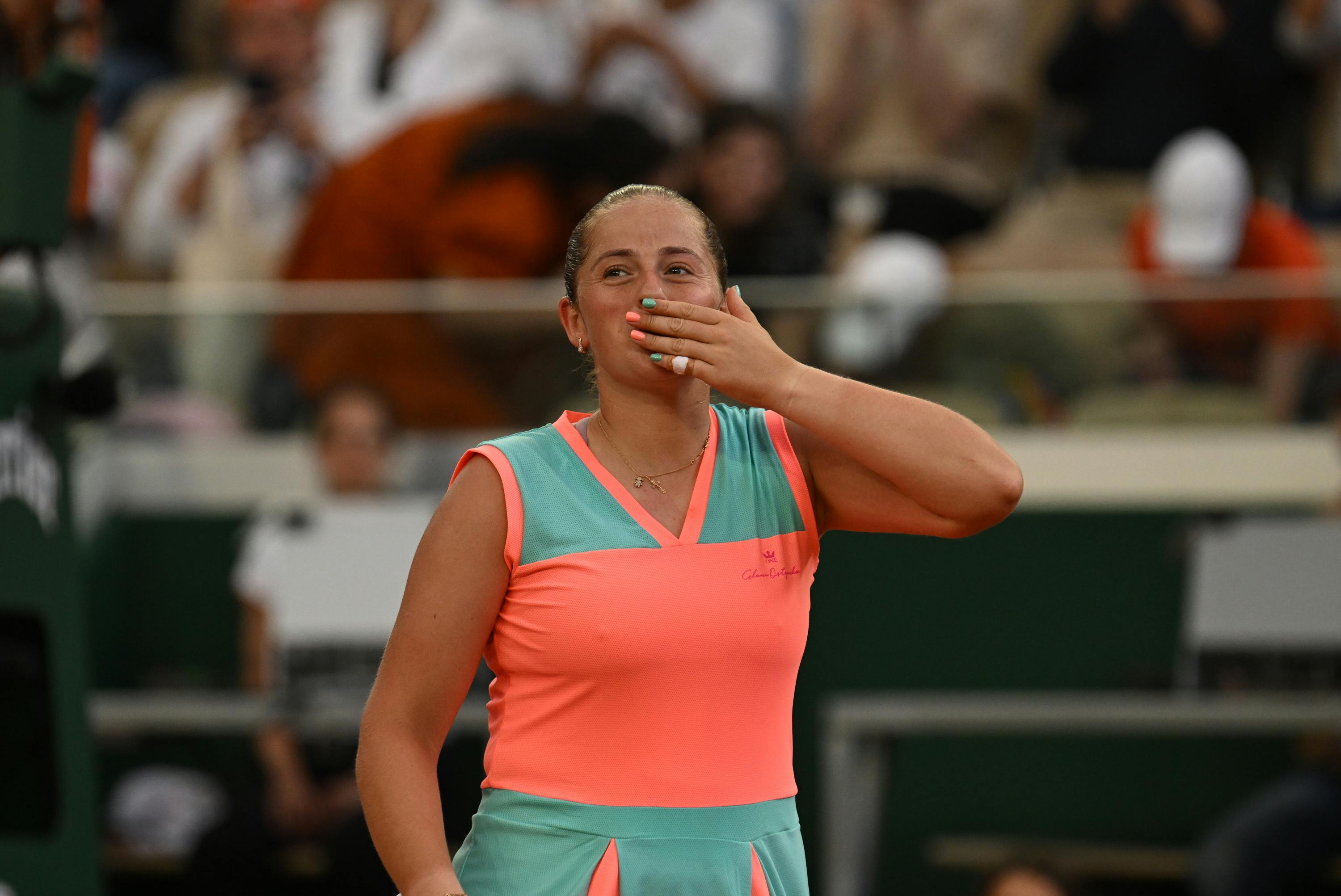 Jelena Ostapenko, first round, Roland-Garros 2024