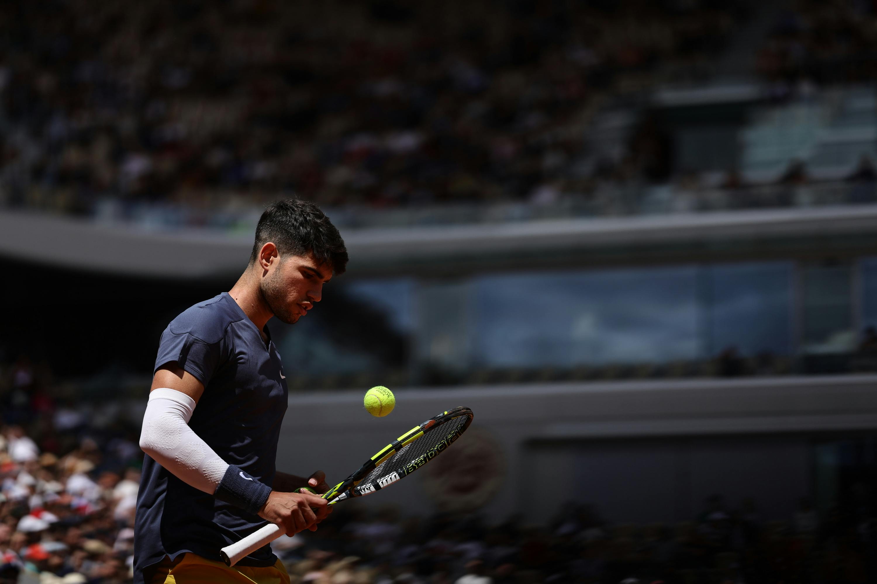 Carlos Alcaraz, first round, Roland-Garros 2024