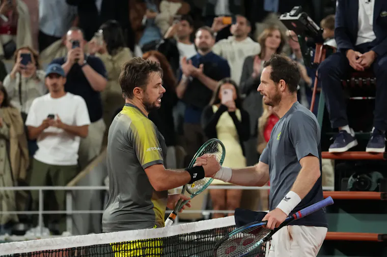 Stan Wawrinka, Andy Murray, premier tour, Roland-Garros 2024 Stan Wawrinka, Andy Murray, premier tour, Roland-Garros 2024