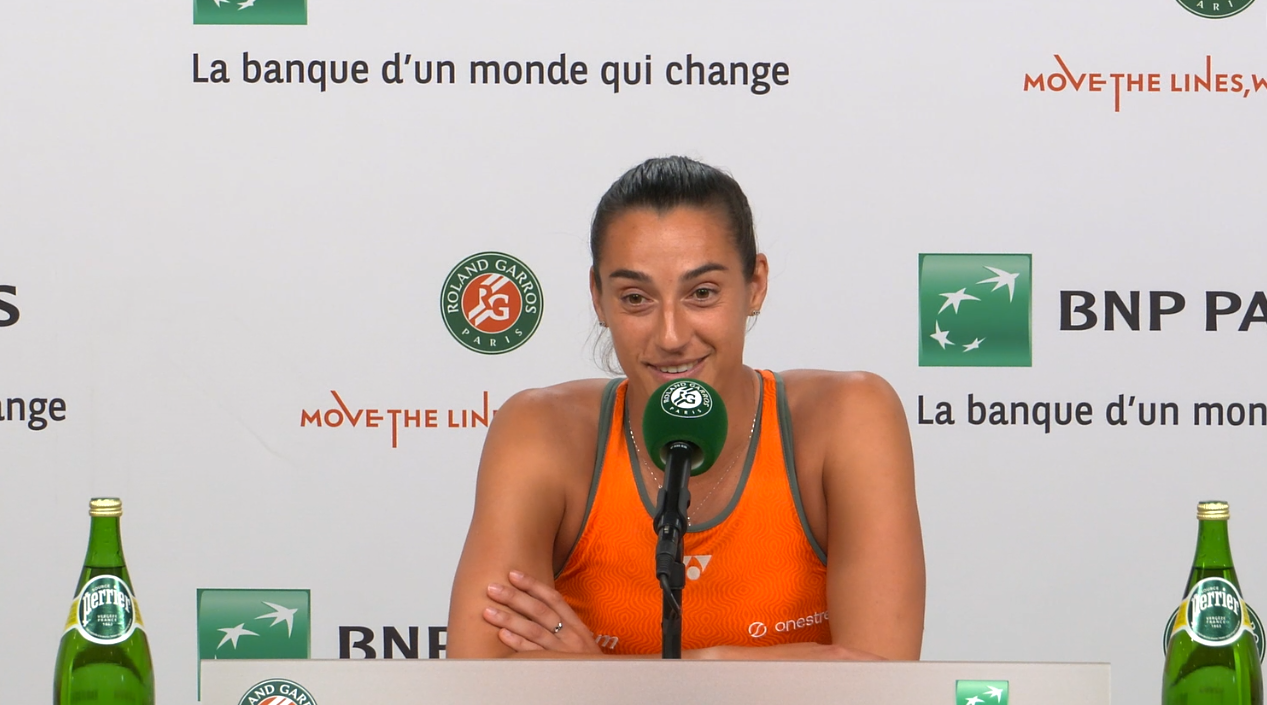 Caroline Garcia, first round, Roland-Garros 2024