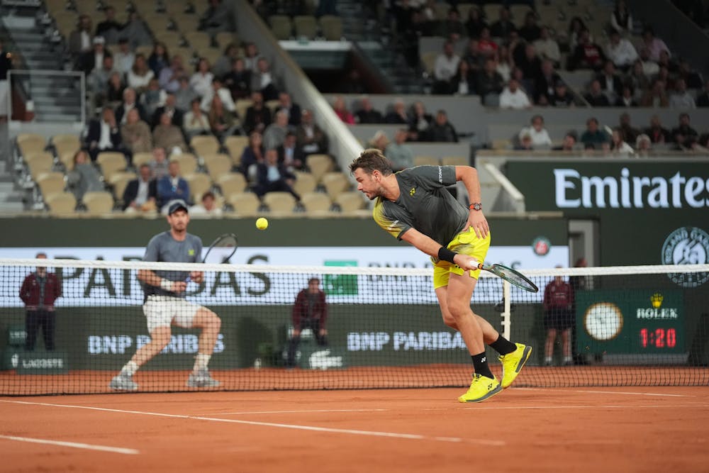 Stan Wawrinka / Andy Murray, 1er tour de Roland-Garros 2024 Stan Wawrinka / Andy Murray, 1er tour de Roland-Garros 2024