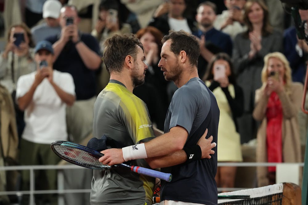 Stan Wawrinka & Andy Murray / Premier tour Roland-Garros 2024