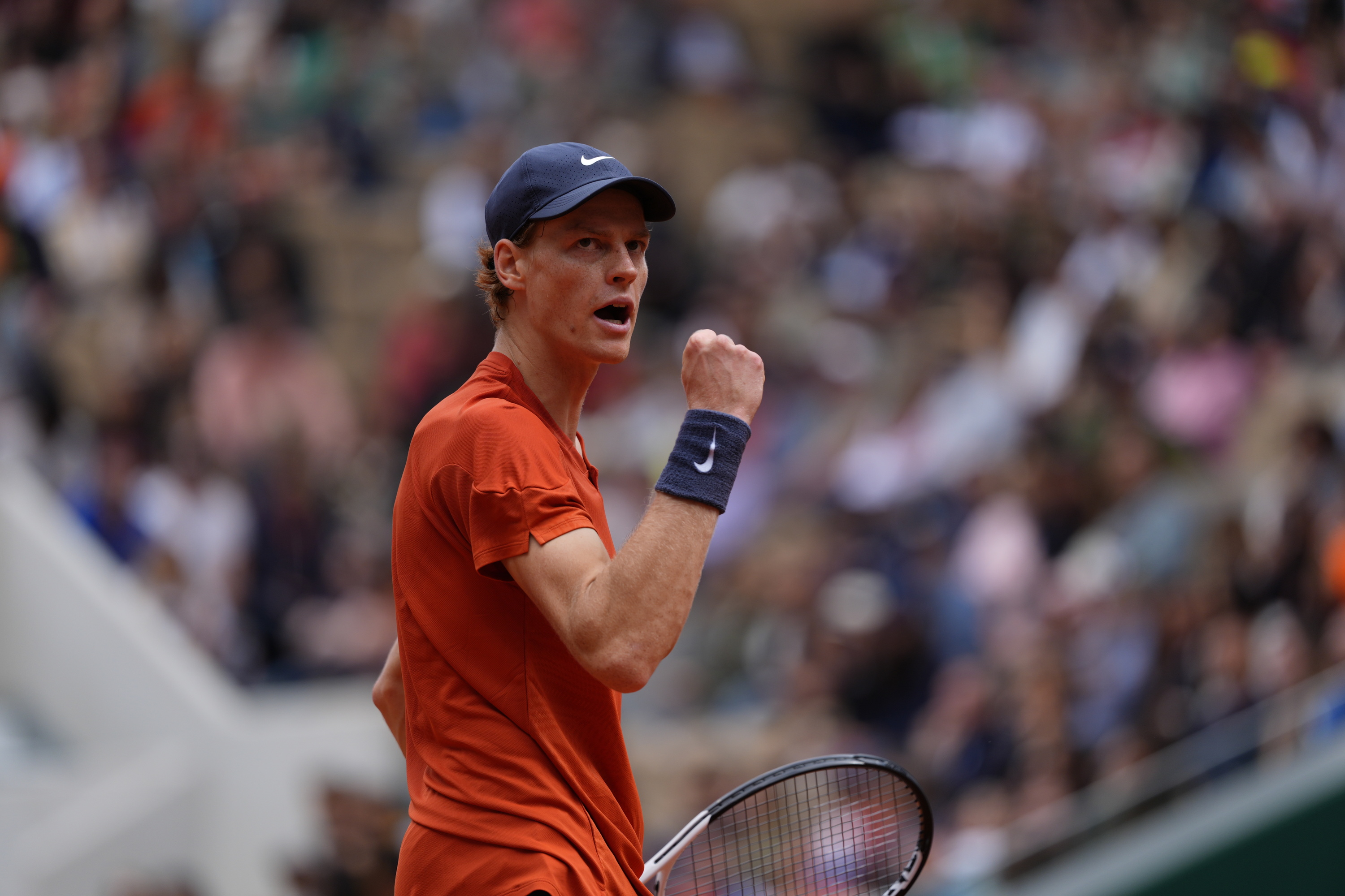 Jannik Sinner, first round, Roland-Garros 2024