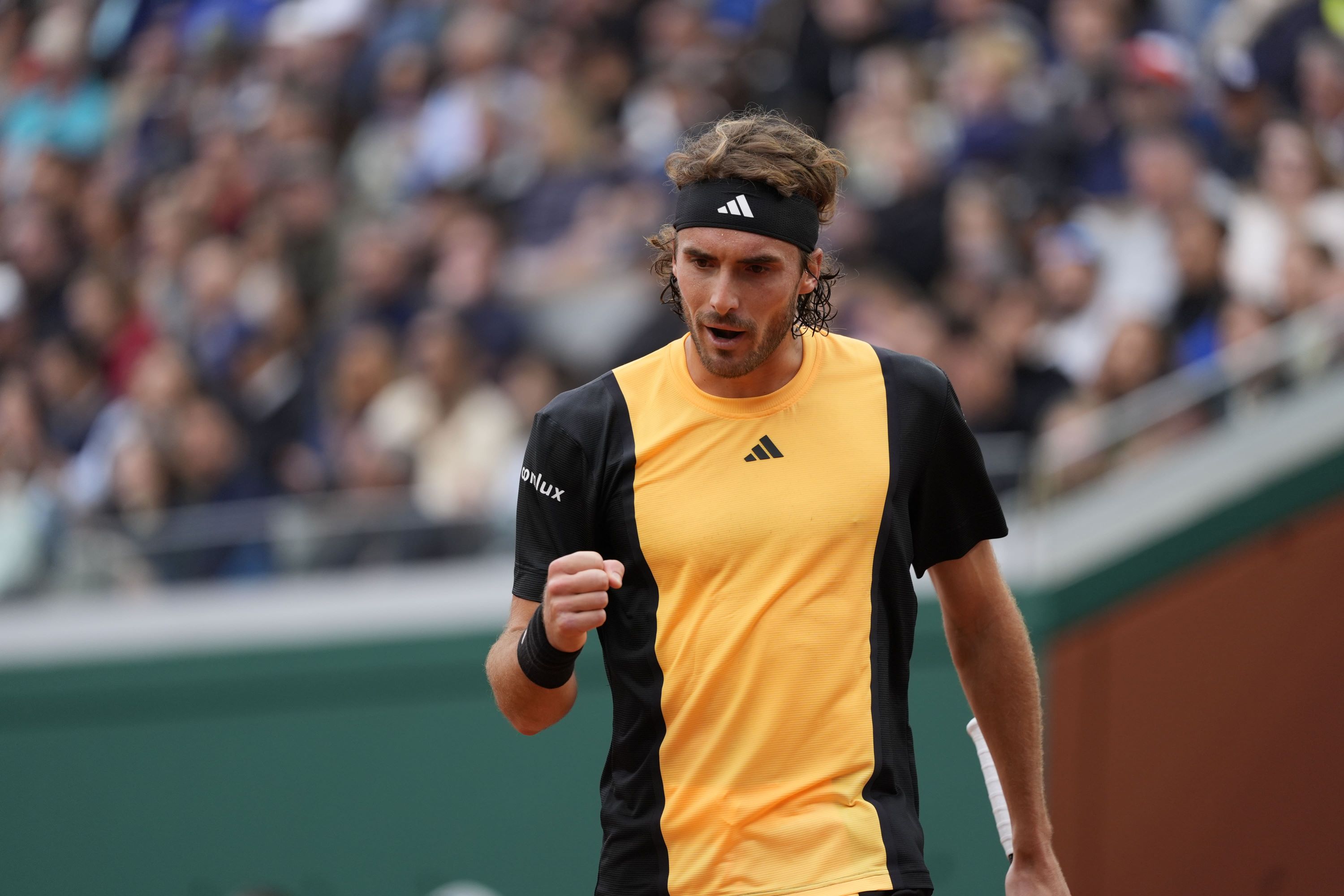 Stefanos Tsitsipas, premier tour, Roland-Garros 2024