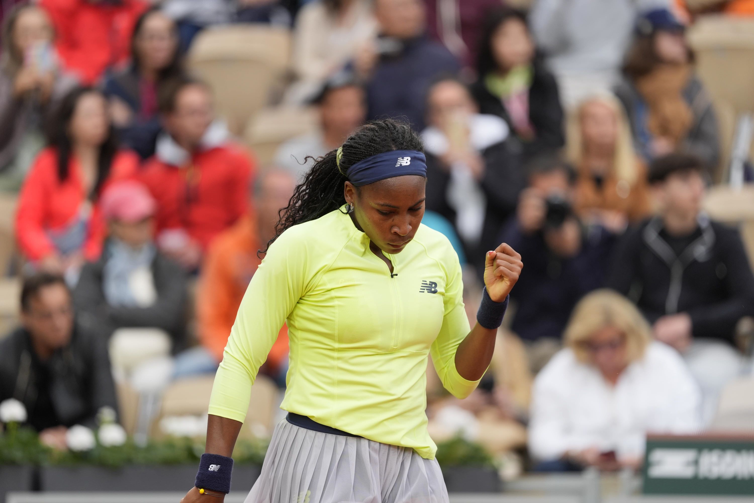 Coco Gauff, premier tour, Roland-Garros 2024