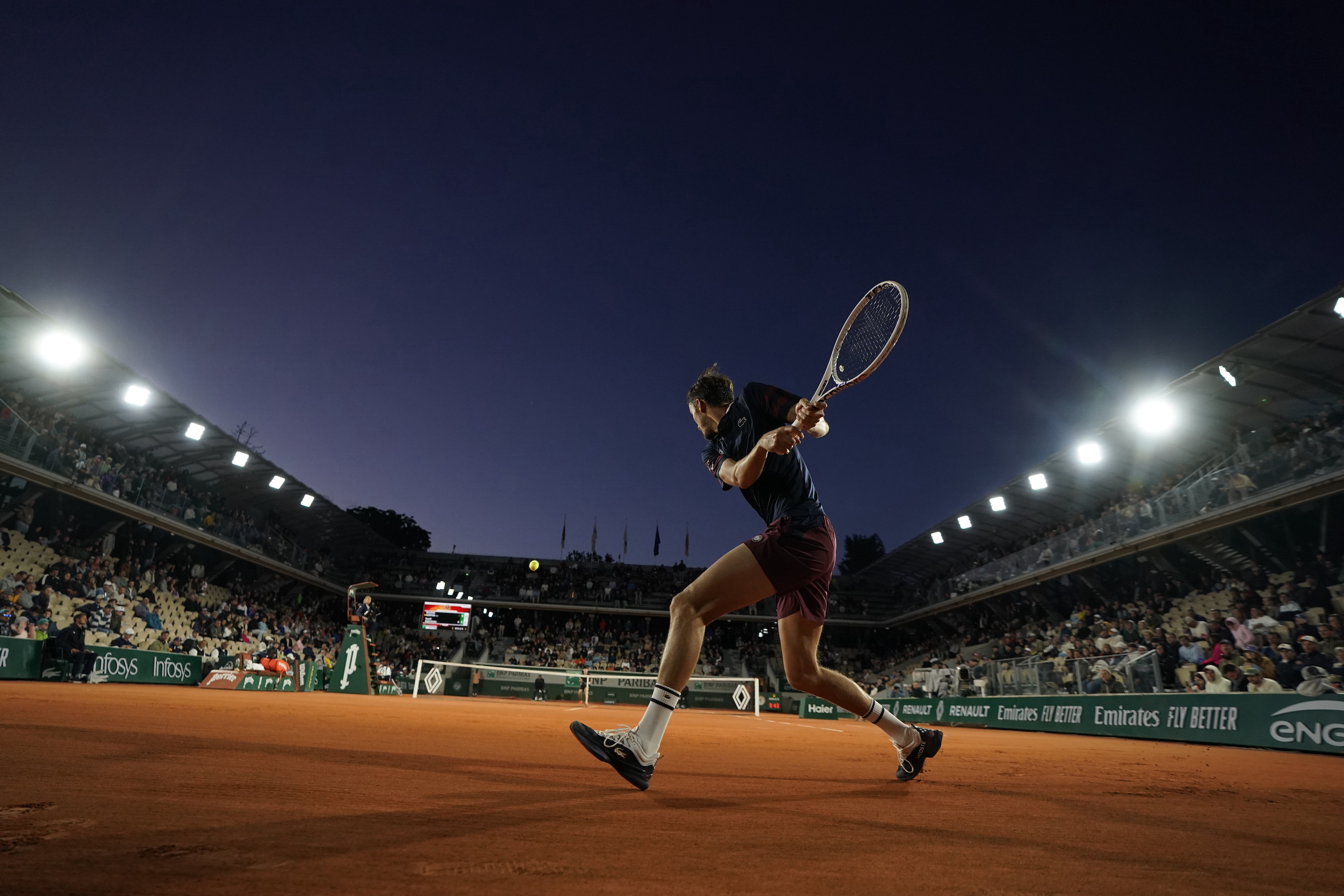 Daniil Medvedev, first round, Roland-Garros 2024