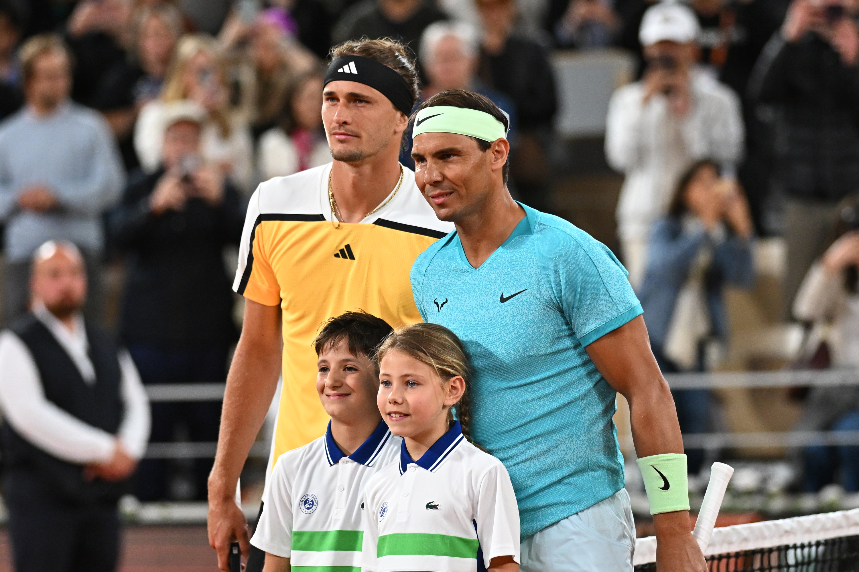 Alexander Zverev, Rafael Nadal, premier tour, Roland-Garros 2024