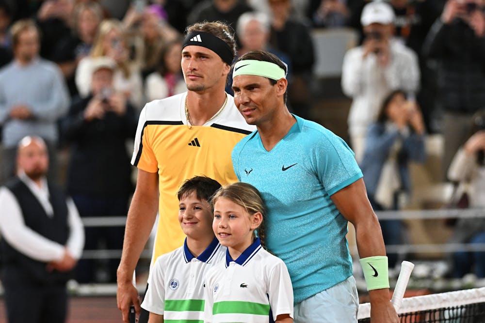 Alexander Zverev, Rafael Nadal, premier tour, Roland-Garros 2024