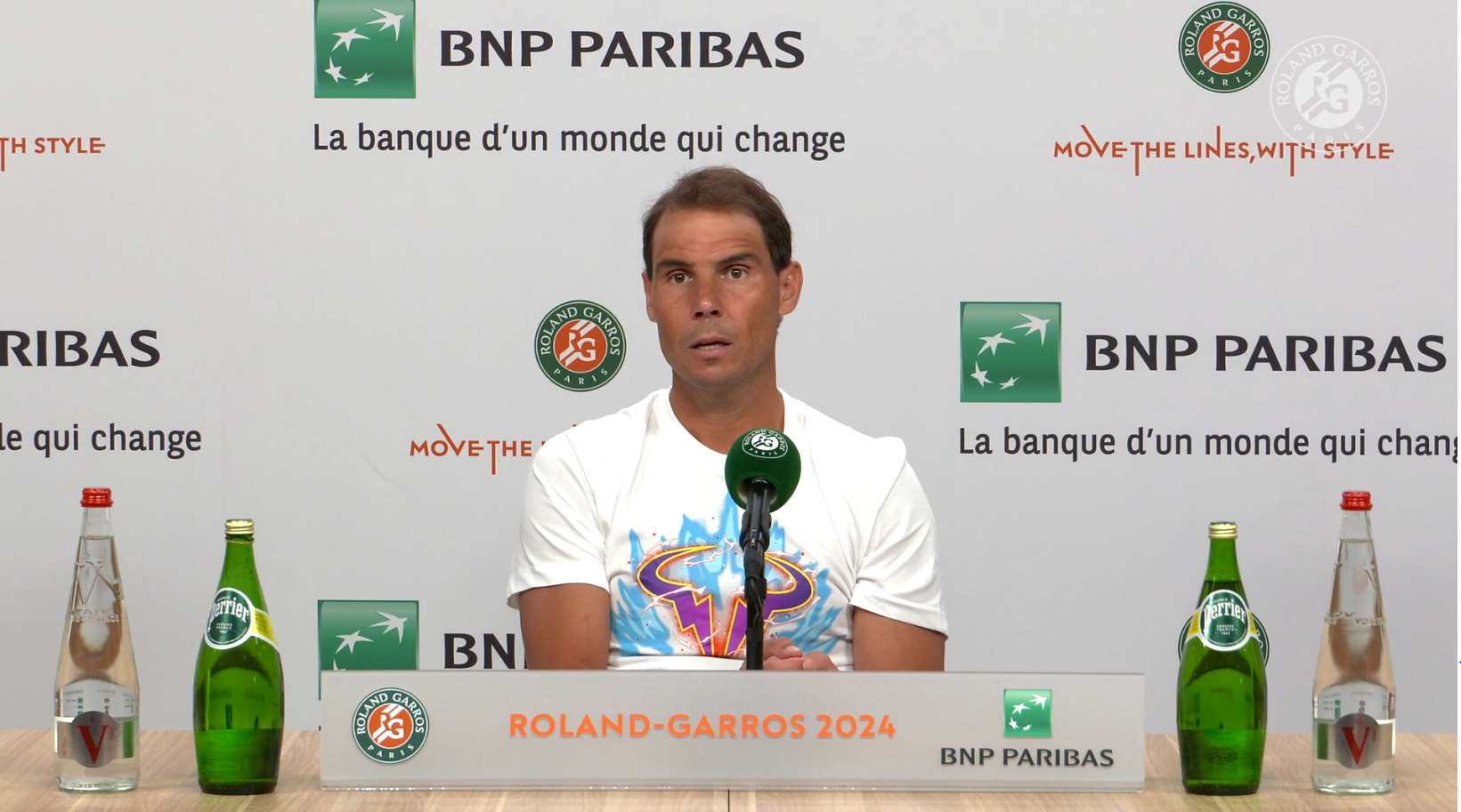 Rafael Nadal, first round, Roland-Garros 2024