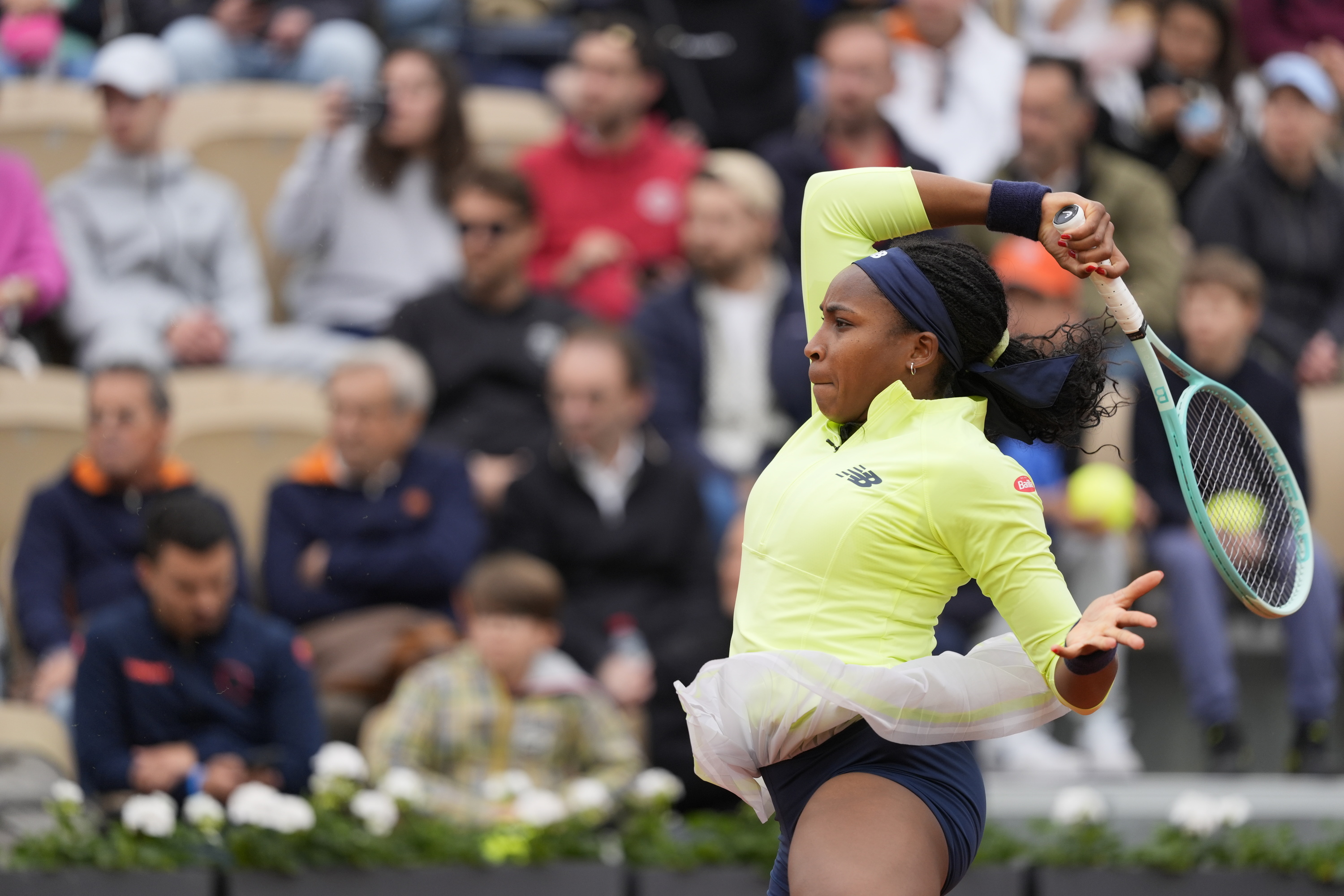 Coco Gauff, premier tour, Roland-Garros 2024