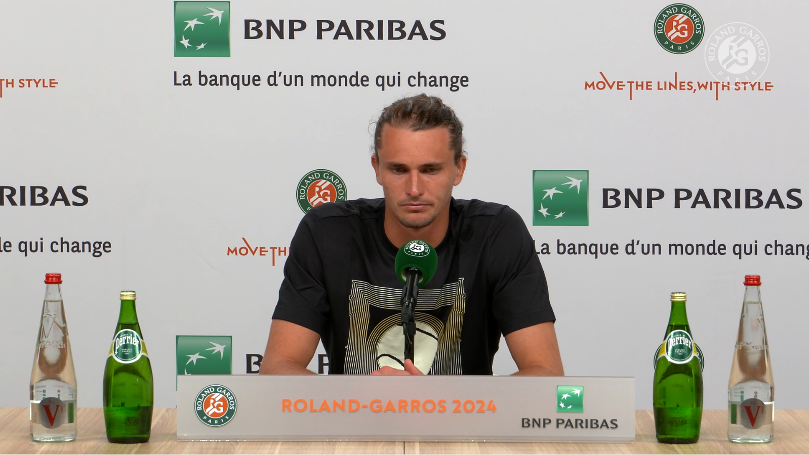 Alexander Zverev, press conference, first round, Roland-Garros 2024