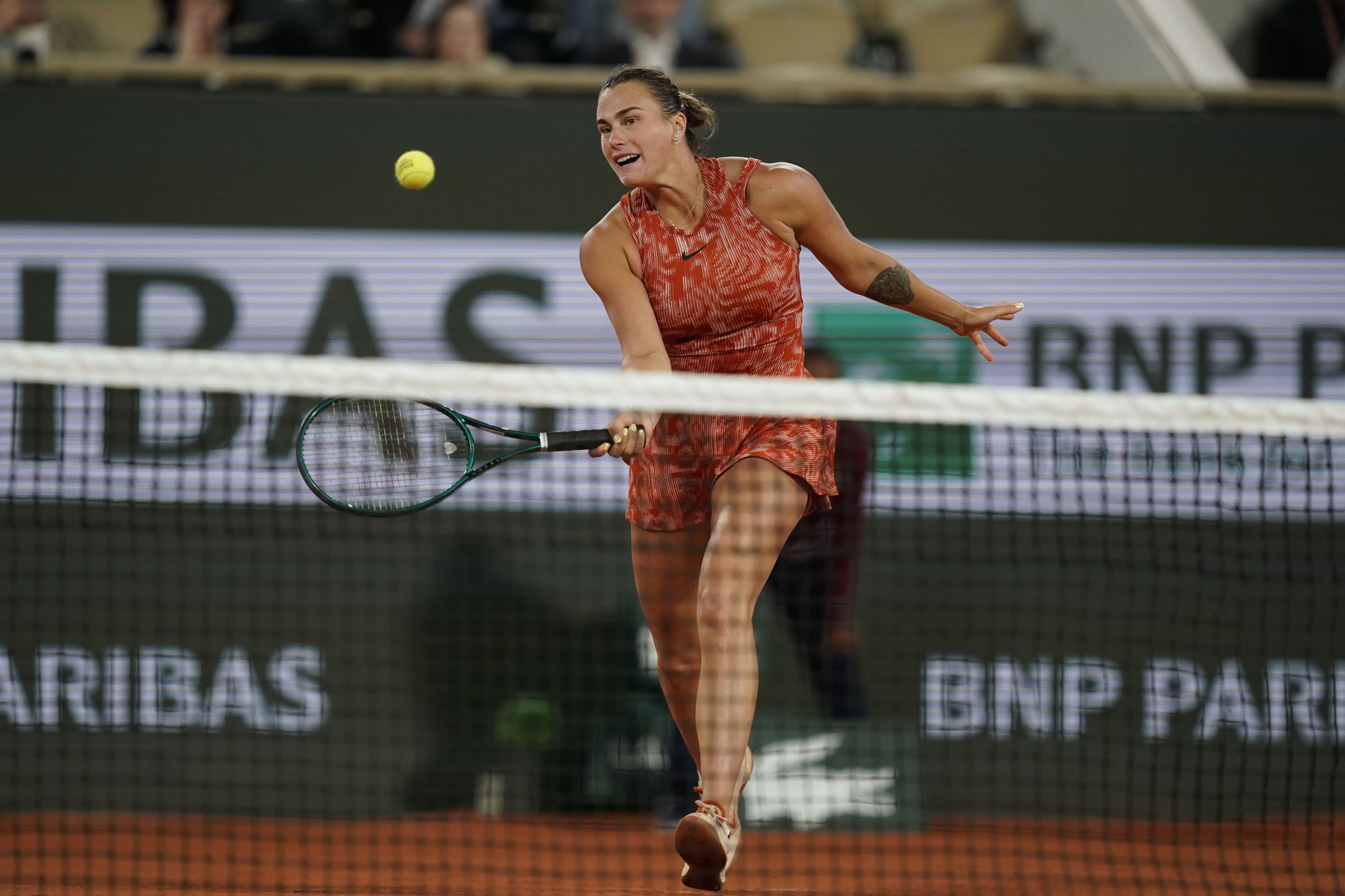 Aryna Sabalenka, premier tour, Roland-Garros 2024