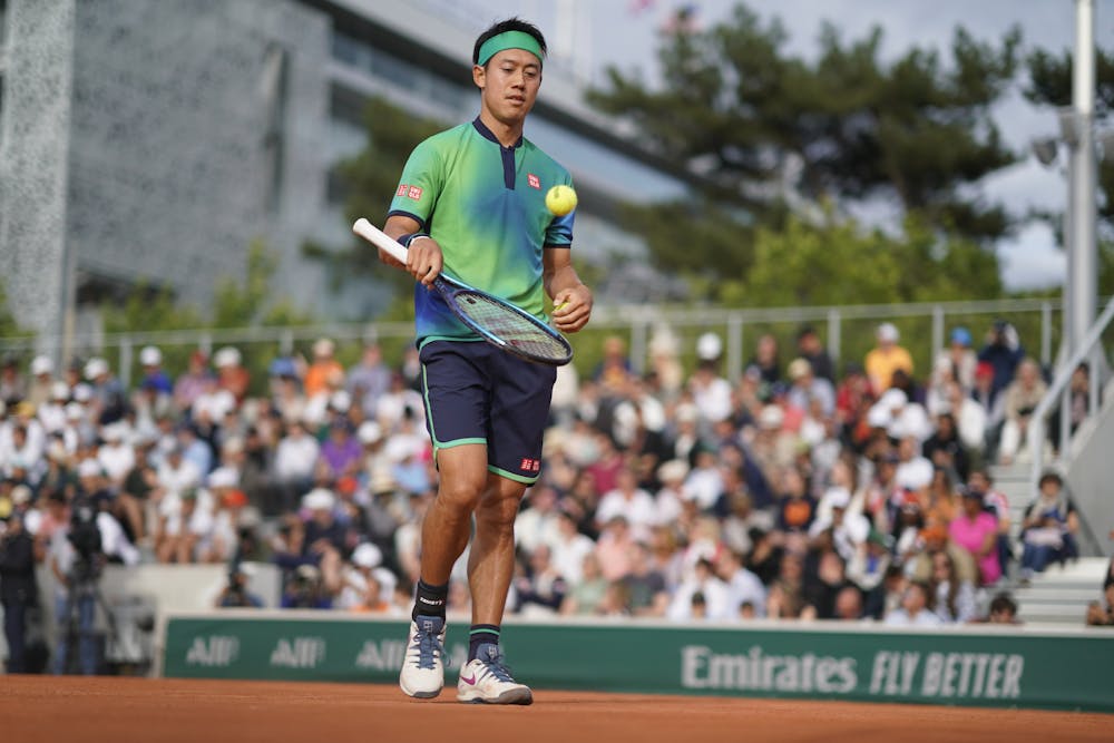 Kei Nishikori, first round, Roland-Garros 2024