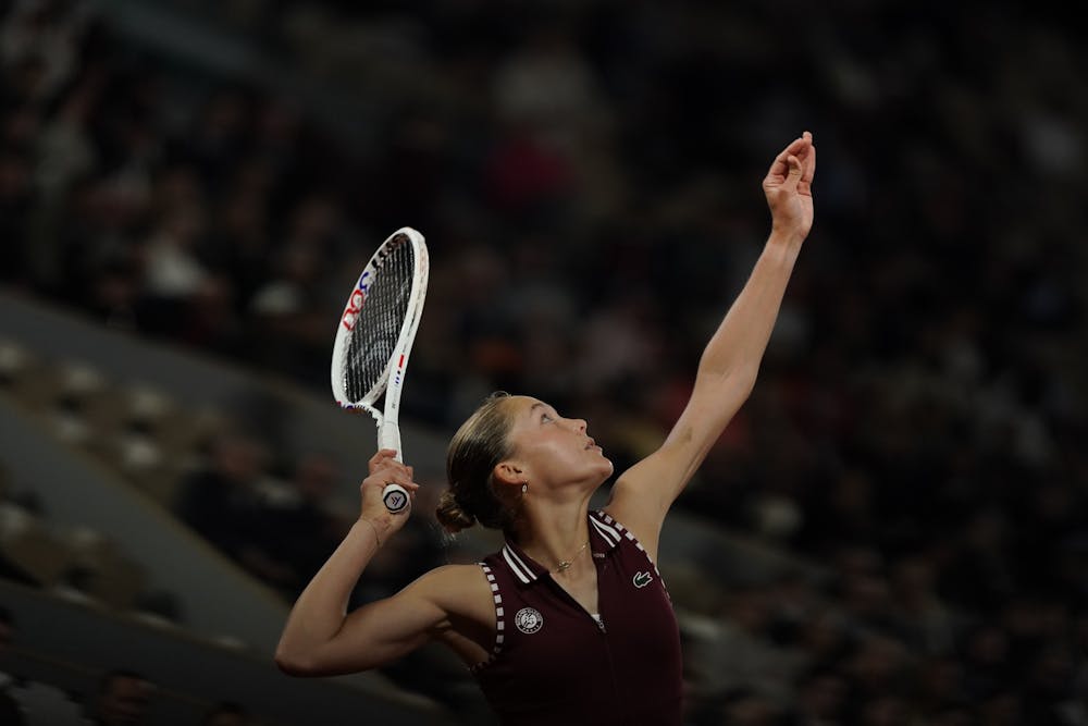 Erika Andreeva, first round, Roland-Garros 2024