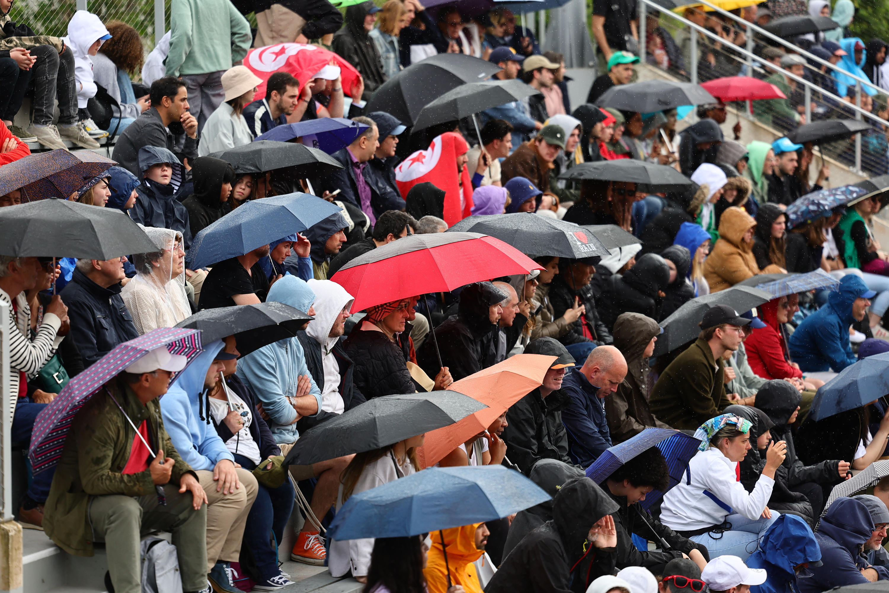 Roland-Garros 2024, 1er tour / pluie