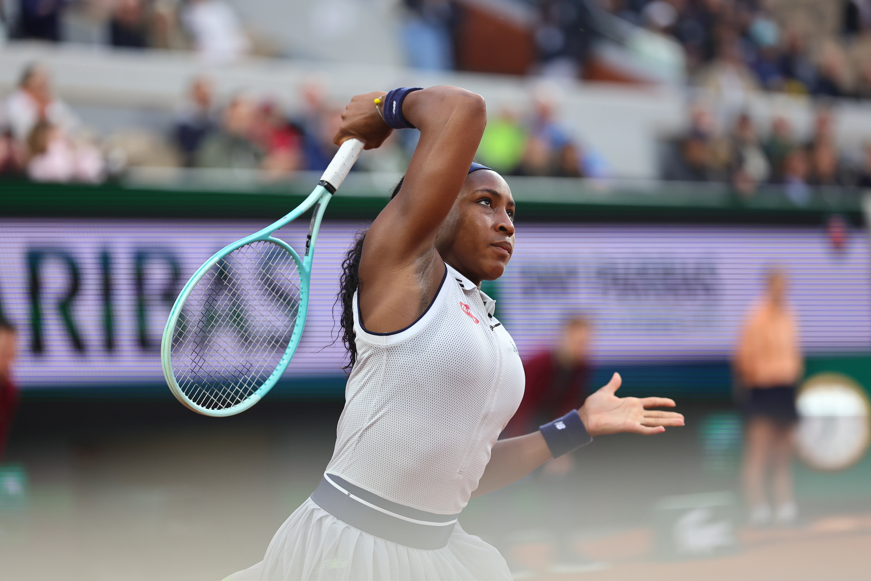 Coco Gauff, second round, Roland-Garros 2024