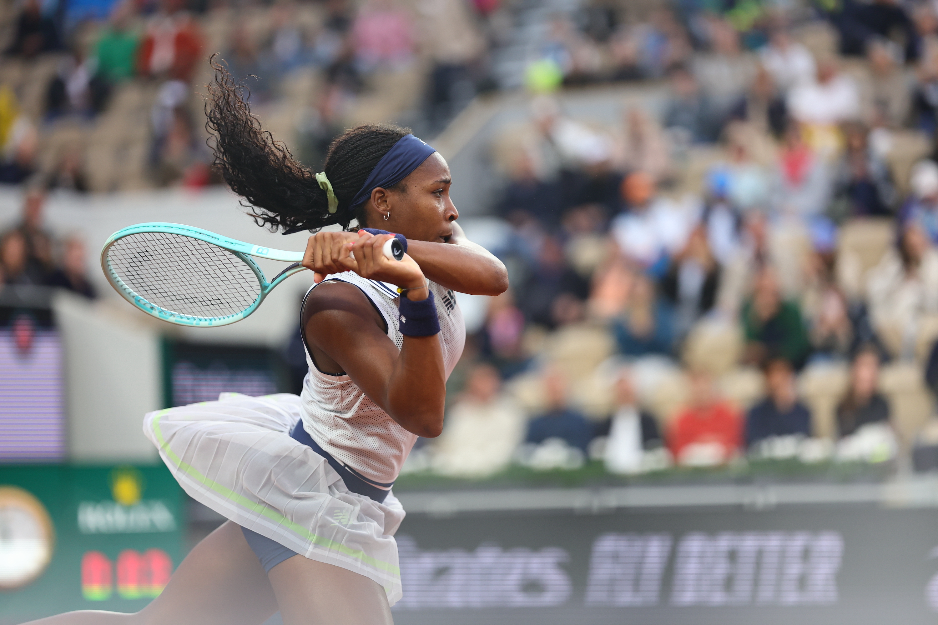 Coco Gauff, second round, Roland-Garros 2024