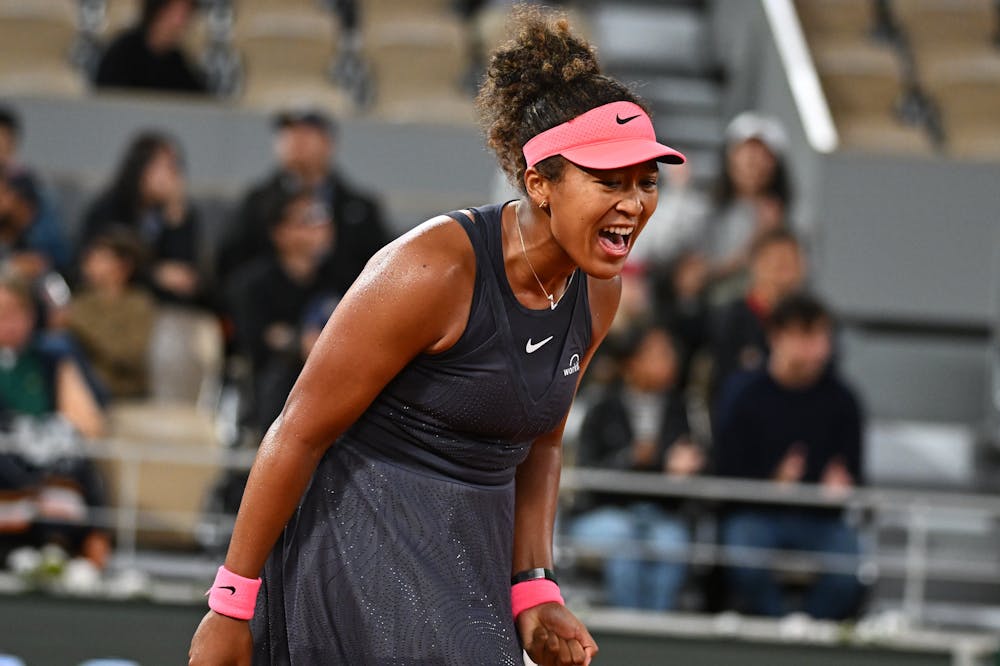 Naomi Osaka, second round, Roland-Garros 2024