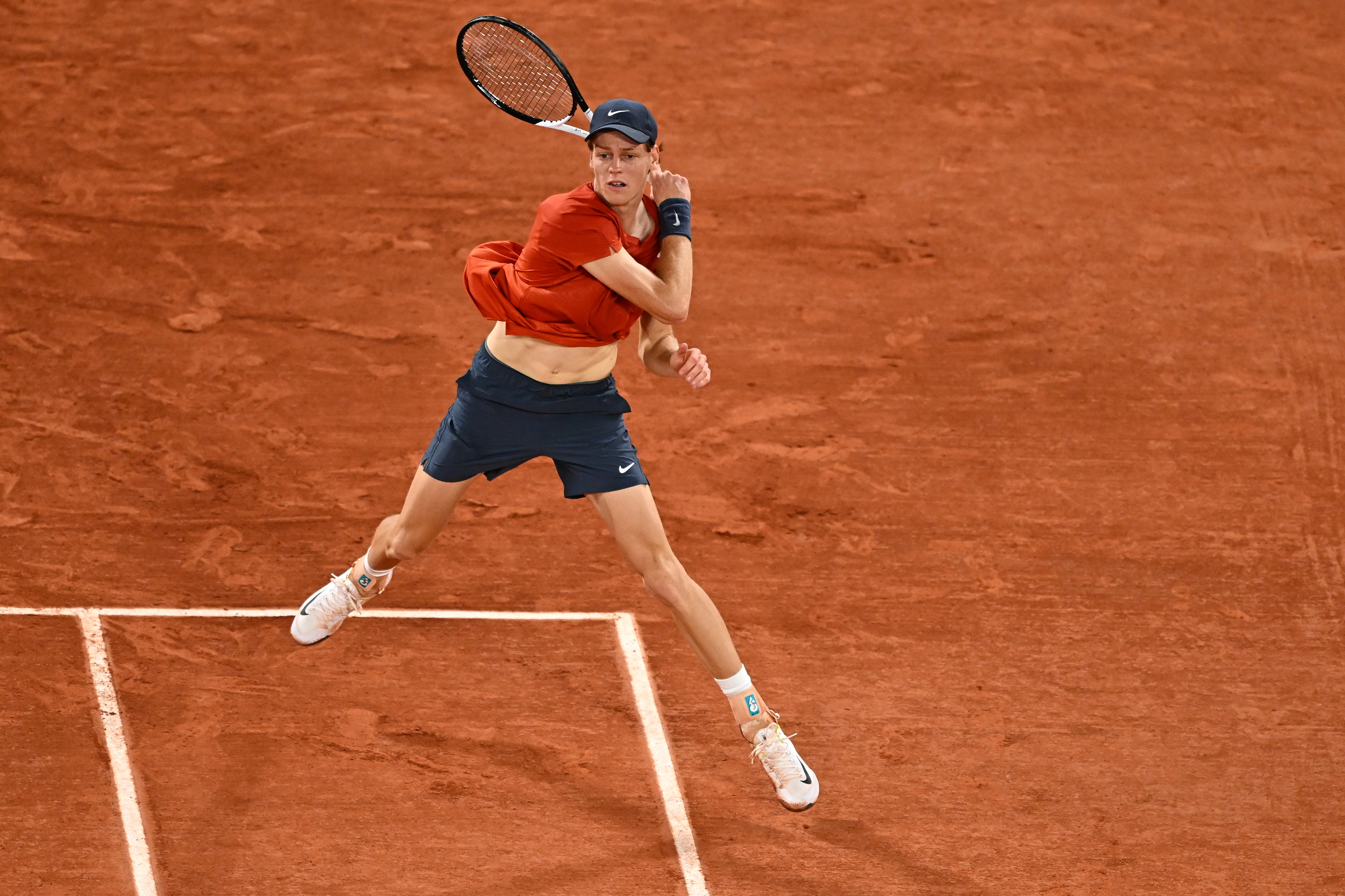 Jannik Sinner, second round, Roland-Garros 2024