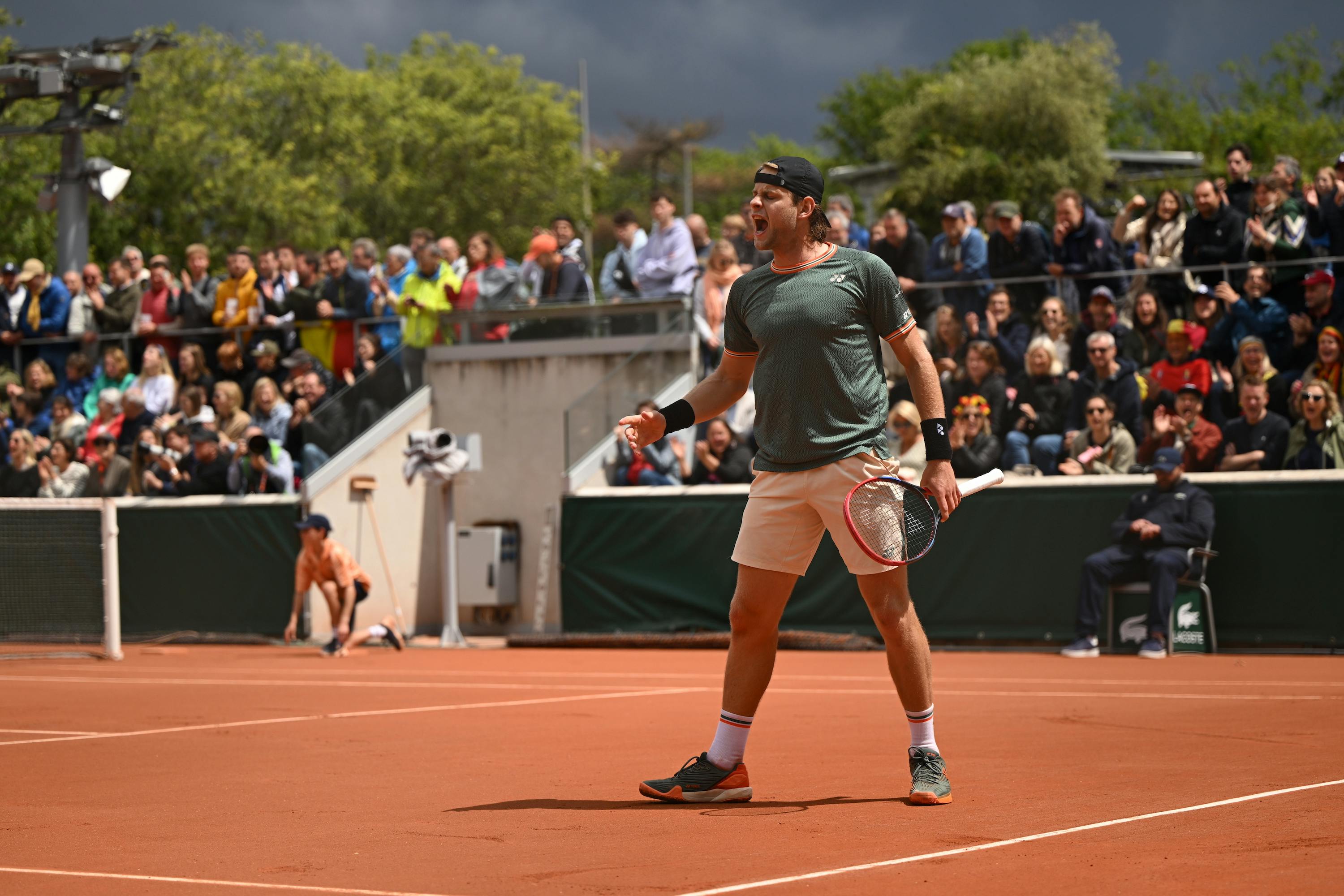 Zizou Bergs, second round, Roland-Garros 2024