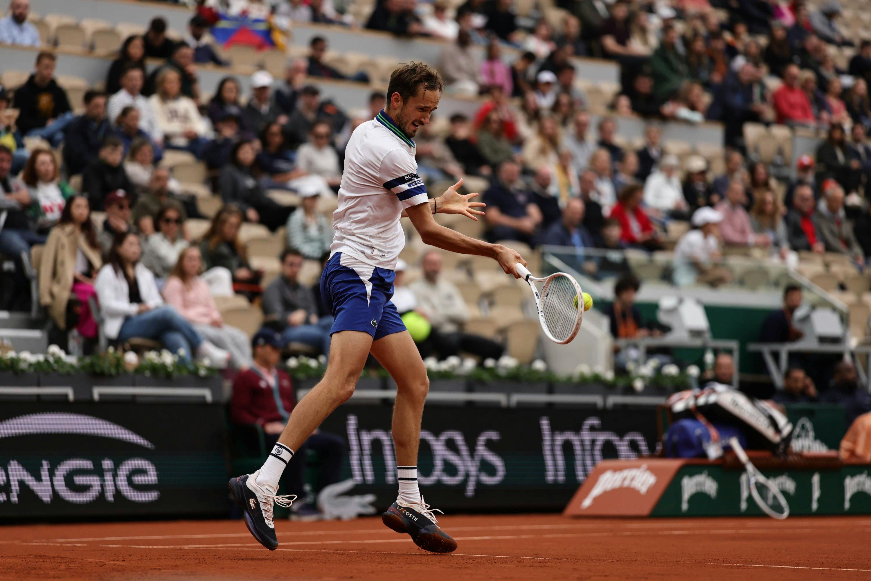 Daniil Medvedev, deuxième tour, Roland-Garros 2024