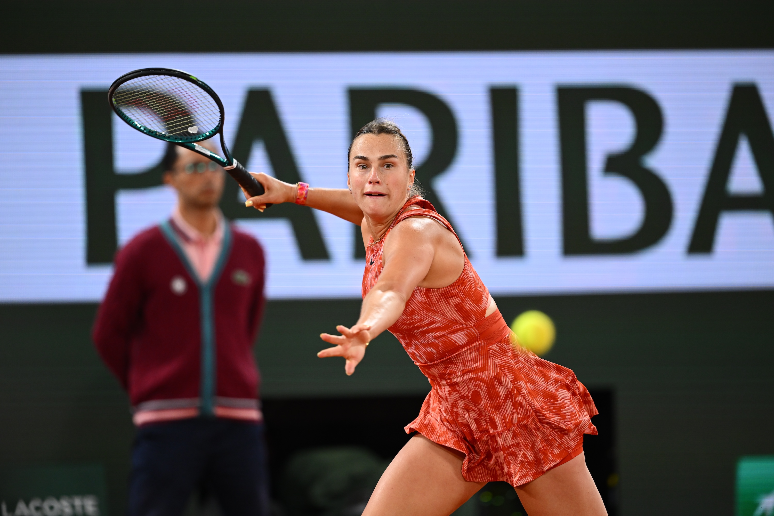 Aryna Sabalenka, second round, Roland-Garros 2024