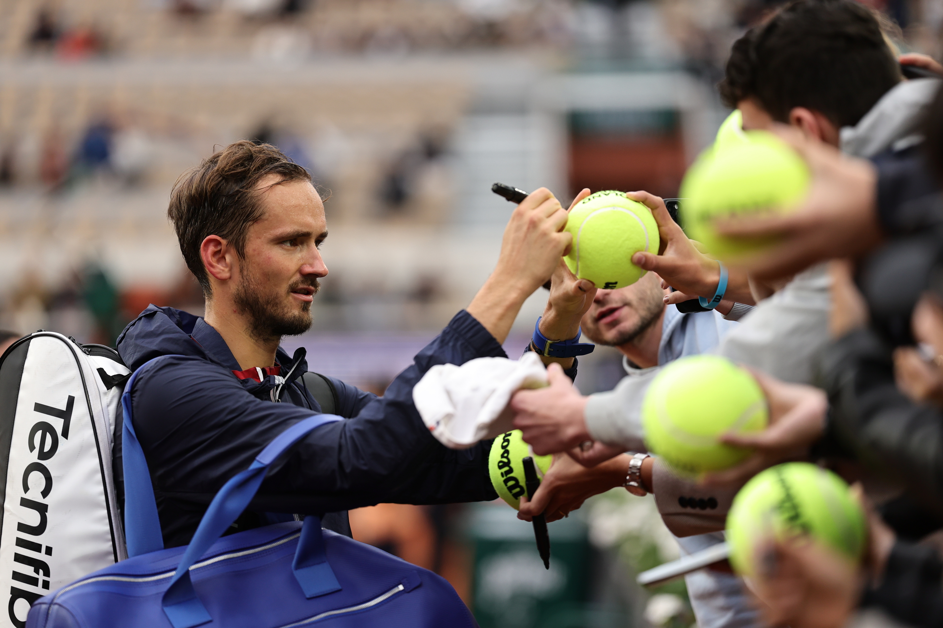 Daniil Medvedev, second round, Roland-Garros 2024